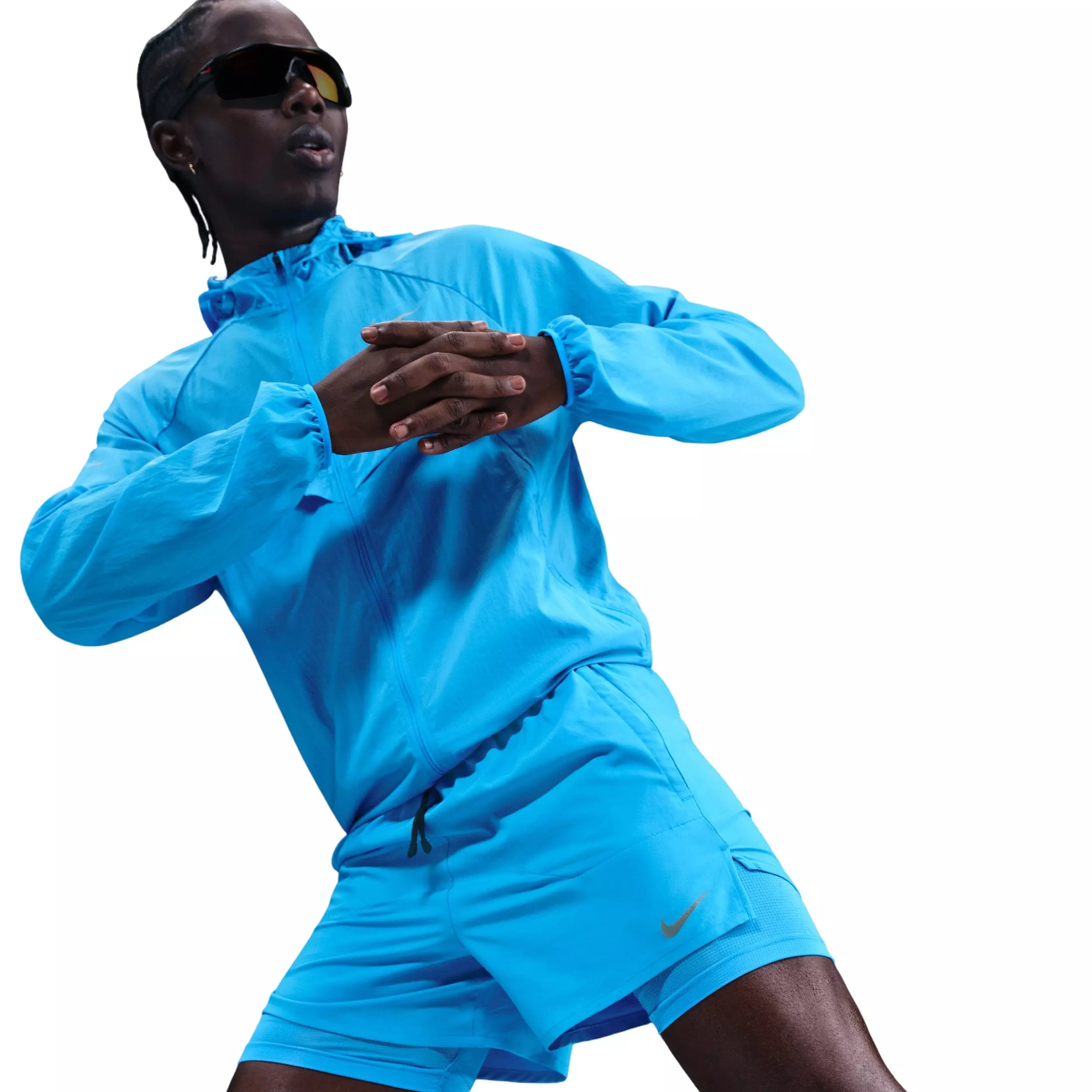 Nike Men's Stride Dri-FIT 5" 2-in-1 Running Shorts - BLUE