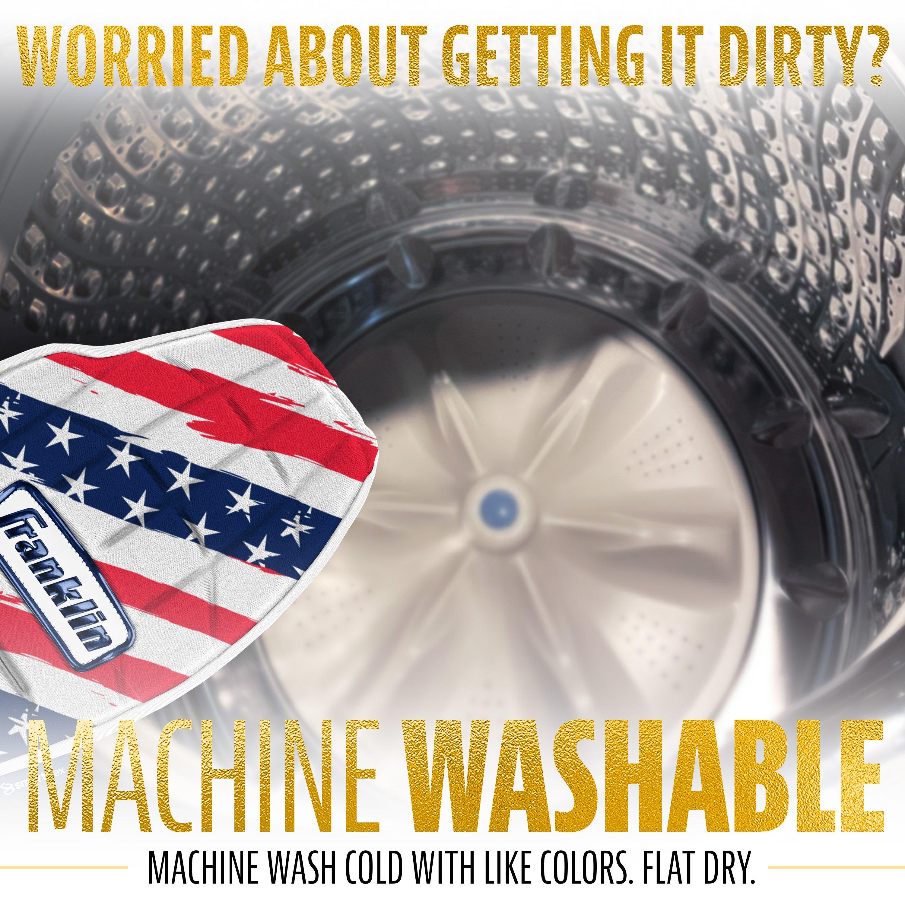 Franklin Sports MLB Adult CFX Slider PRT Protective Sliding Glove - Red/White/Blue - RED/WHITE/BLUE Thumbnail View 8