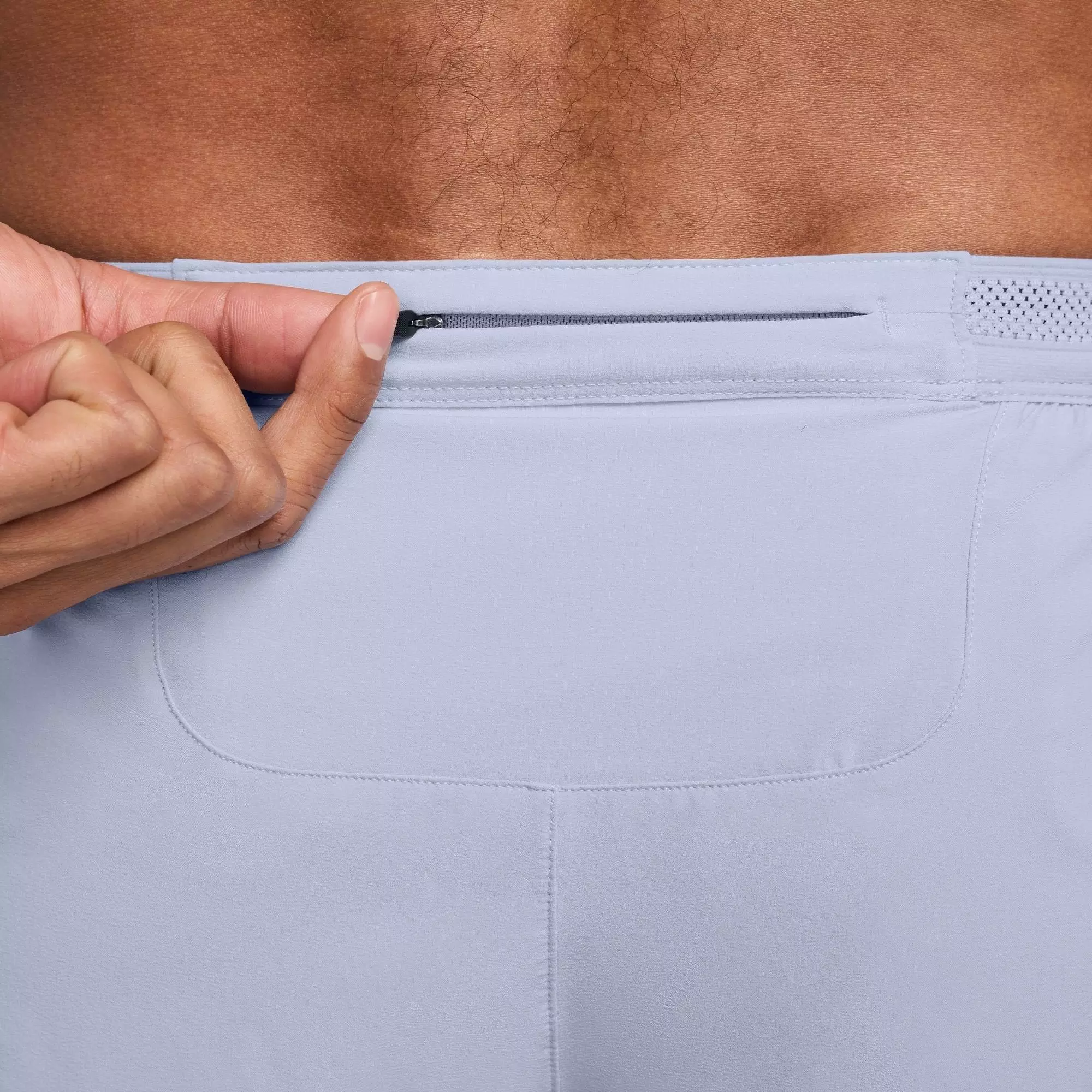 Nike Men's AeroSwift Dri-FIT ADV 4" Brief-Lined Running Shorts - Grey - GREY