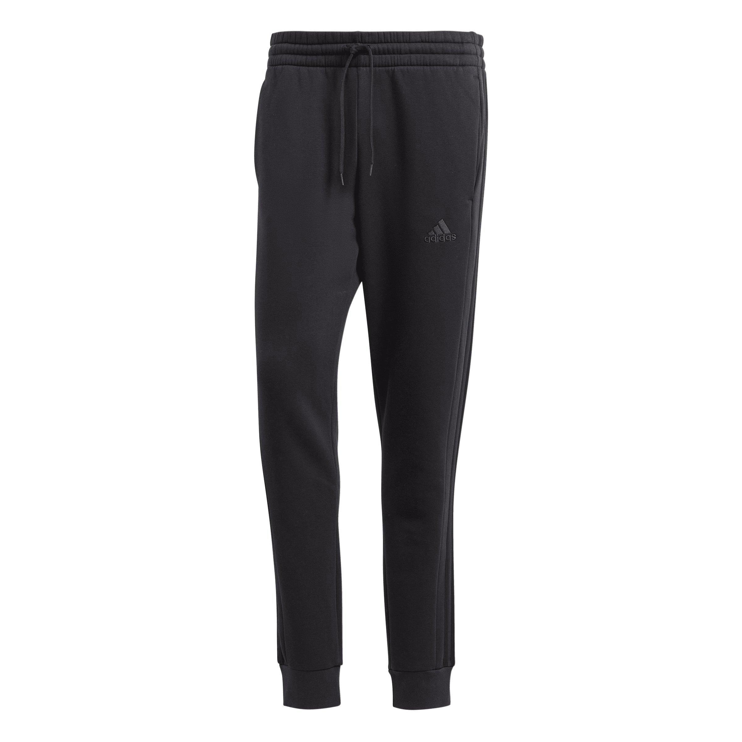 adidas Essentials Fleece Regular Tapered Pants - Black