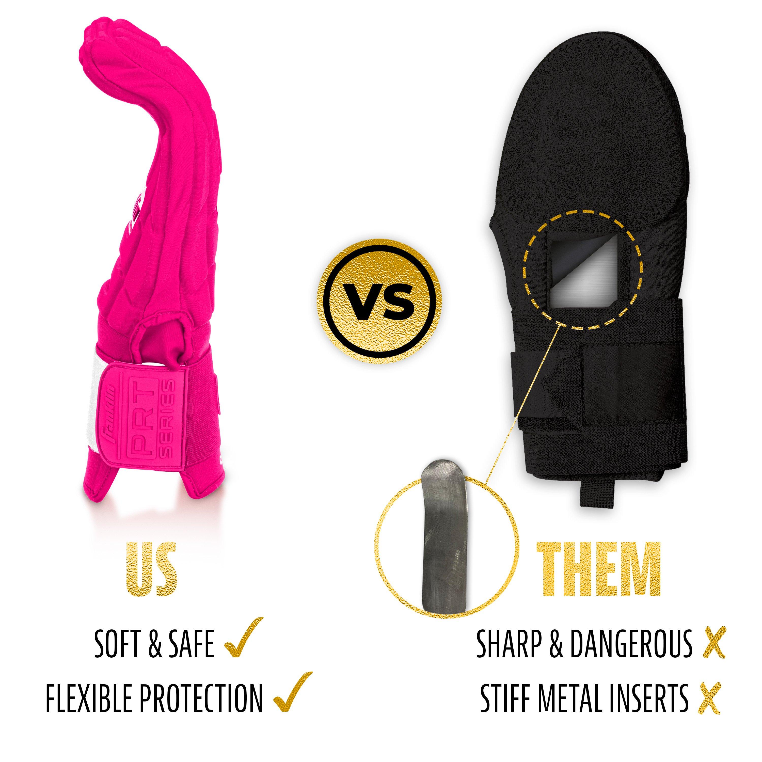 Franklin Sports MLB Adult CFX Slider PRT Protective Sliding Glove - Pink - PINK Thumbnail View 5