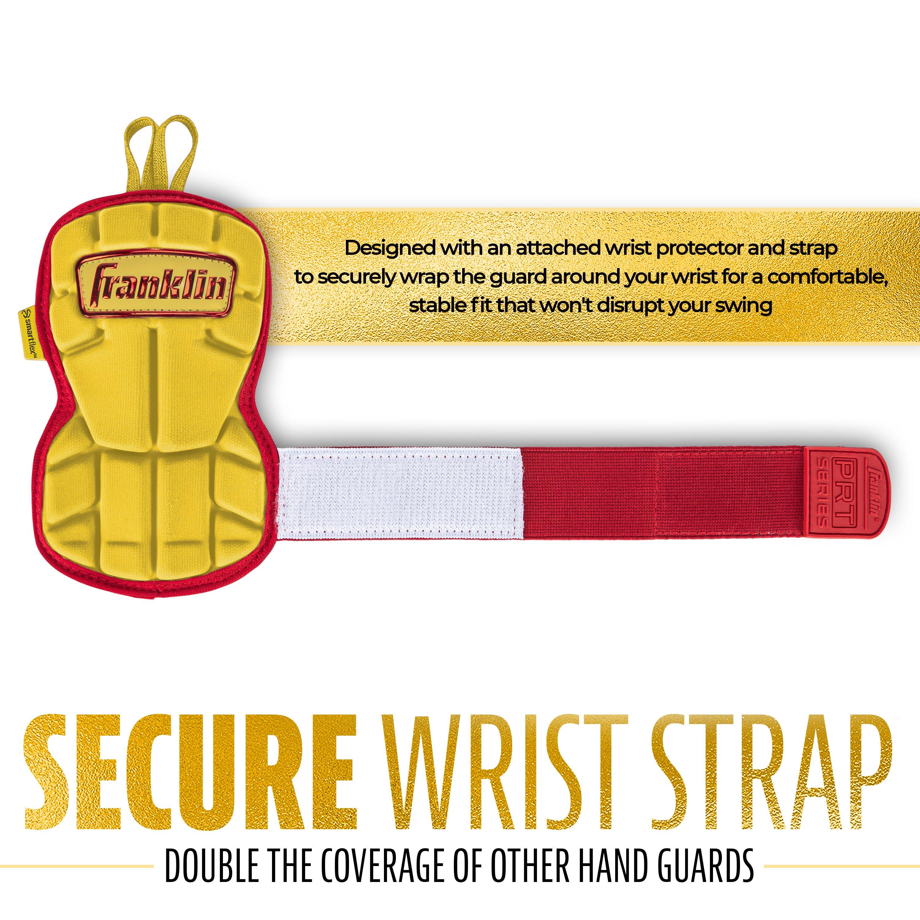 Franklin Sports PRT Protective Hand Guard LG - Yellow/Red - YELLOW/RED Thumbnail View 9