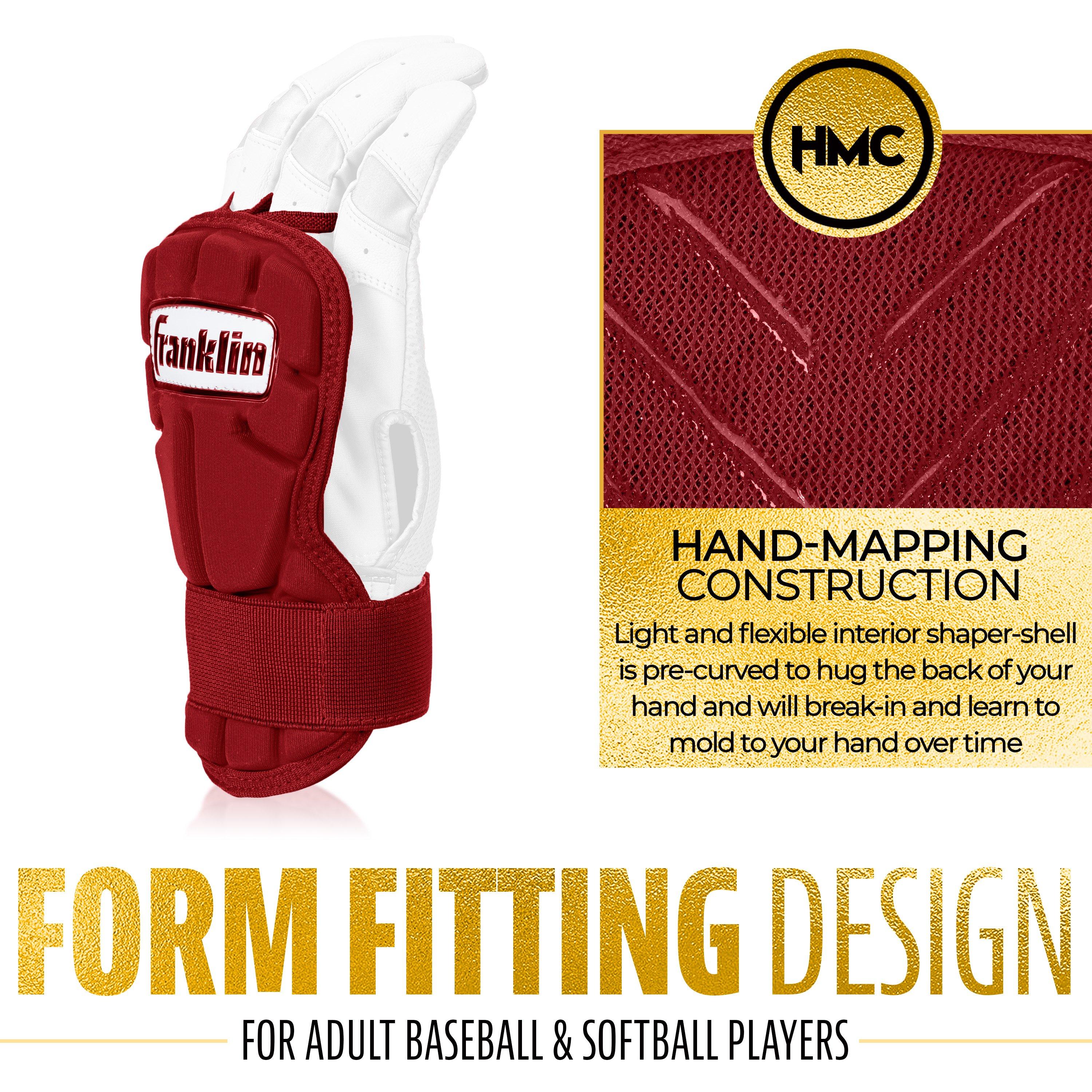 Franklin Sports PRT Protective Hand Guard LG - Burgundy - BURGUNDY Thumbnail View 7