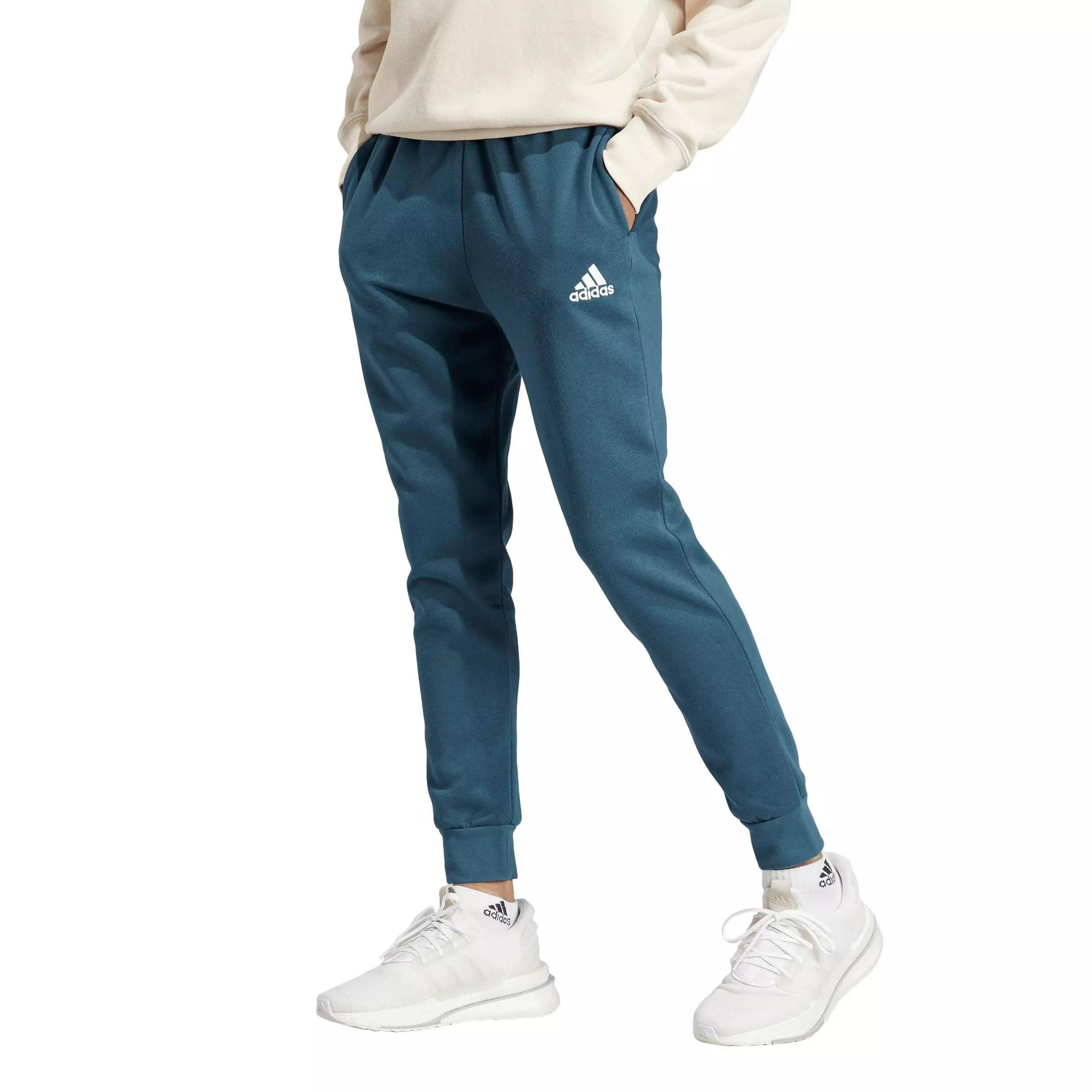 adidas Men's Essentials Fleece Regular Tapered Pants