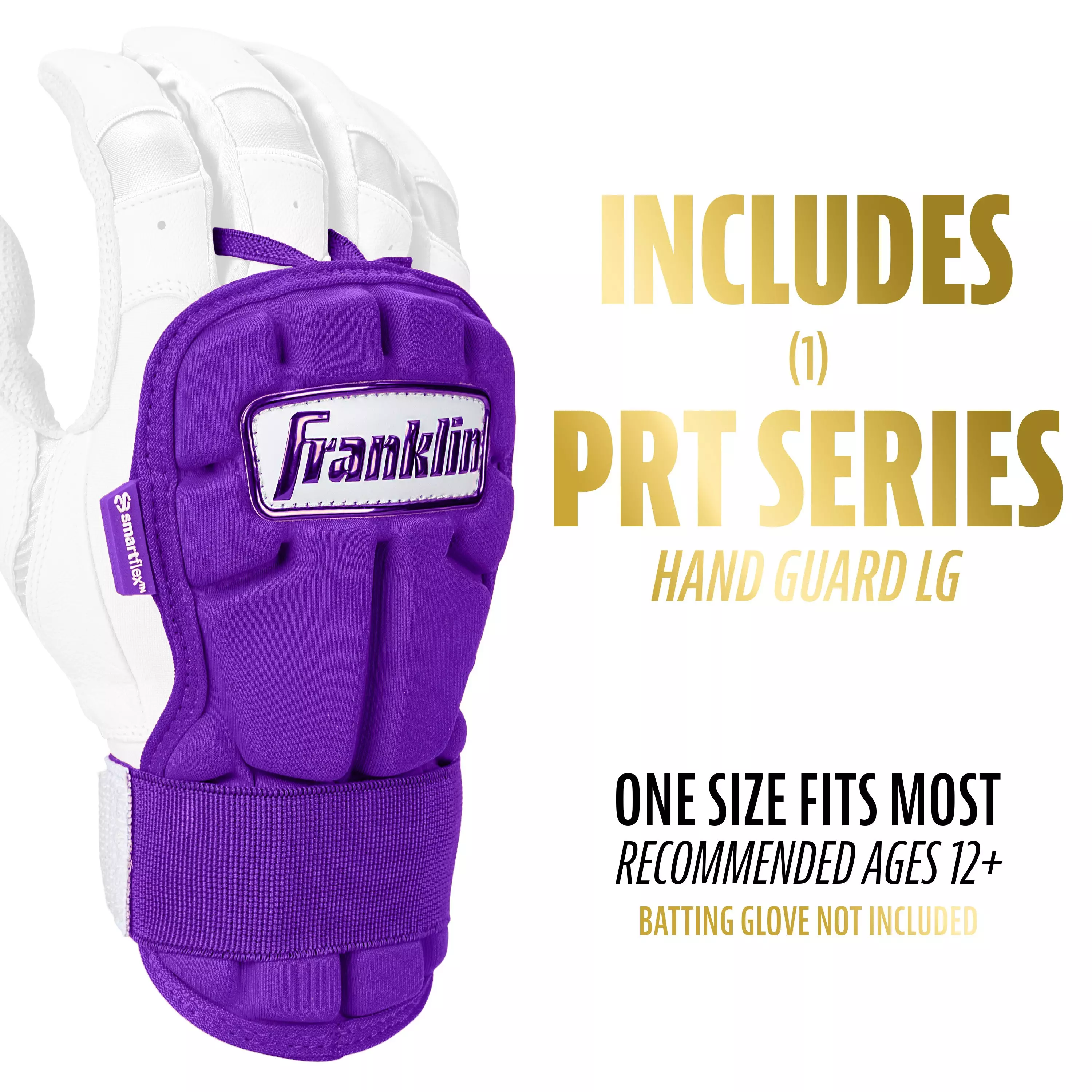 Franklin Sports PRT Protective Hand Guard LG - Purple - PURPLE