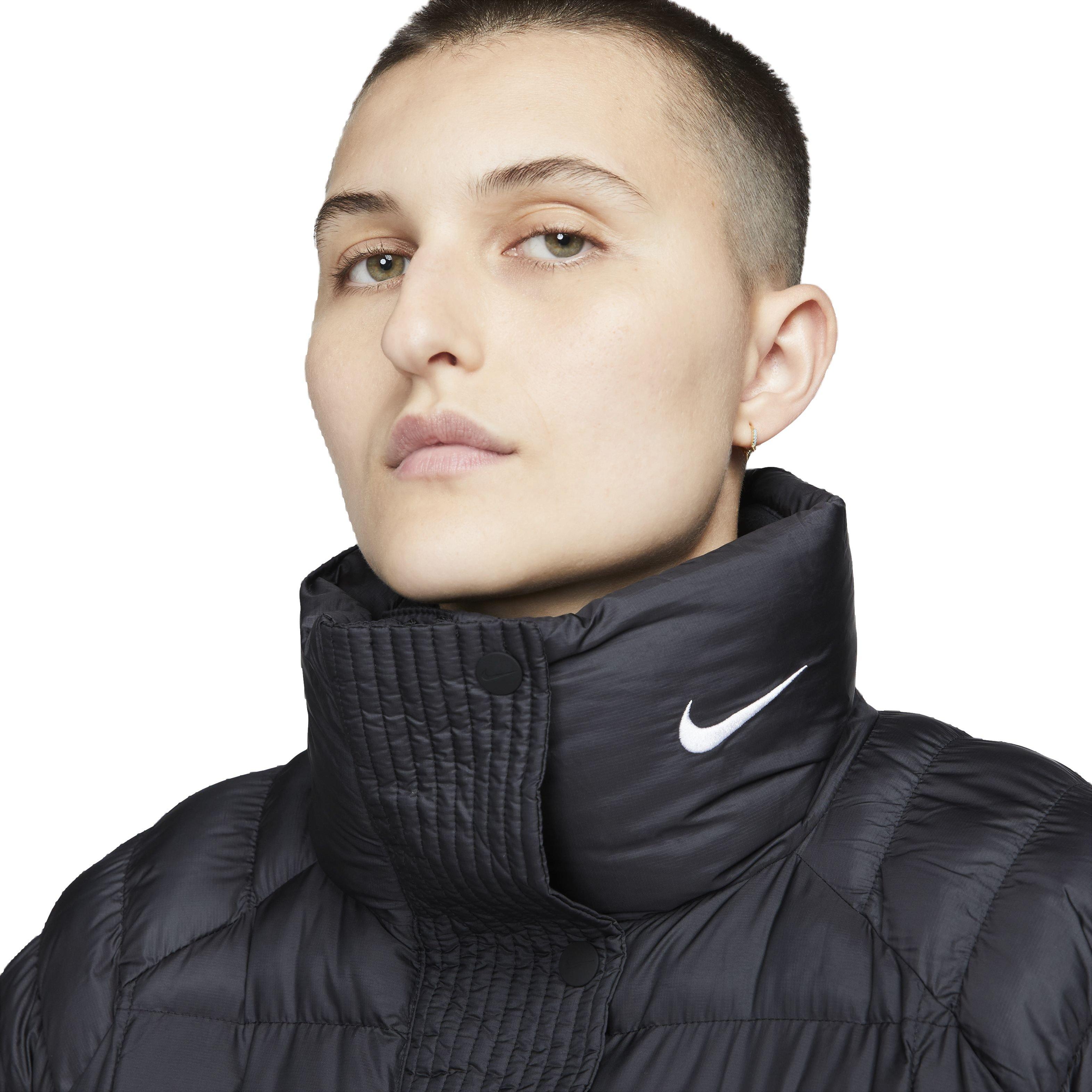 Nike Women's Sportswear Essential Prima Parka - Black - BLACK Thumbnail View 3