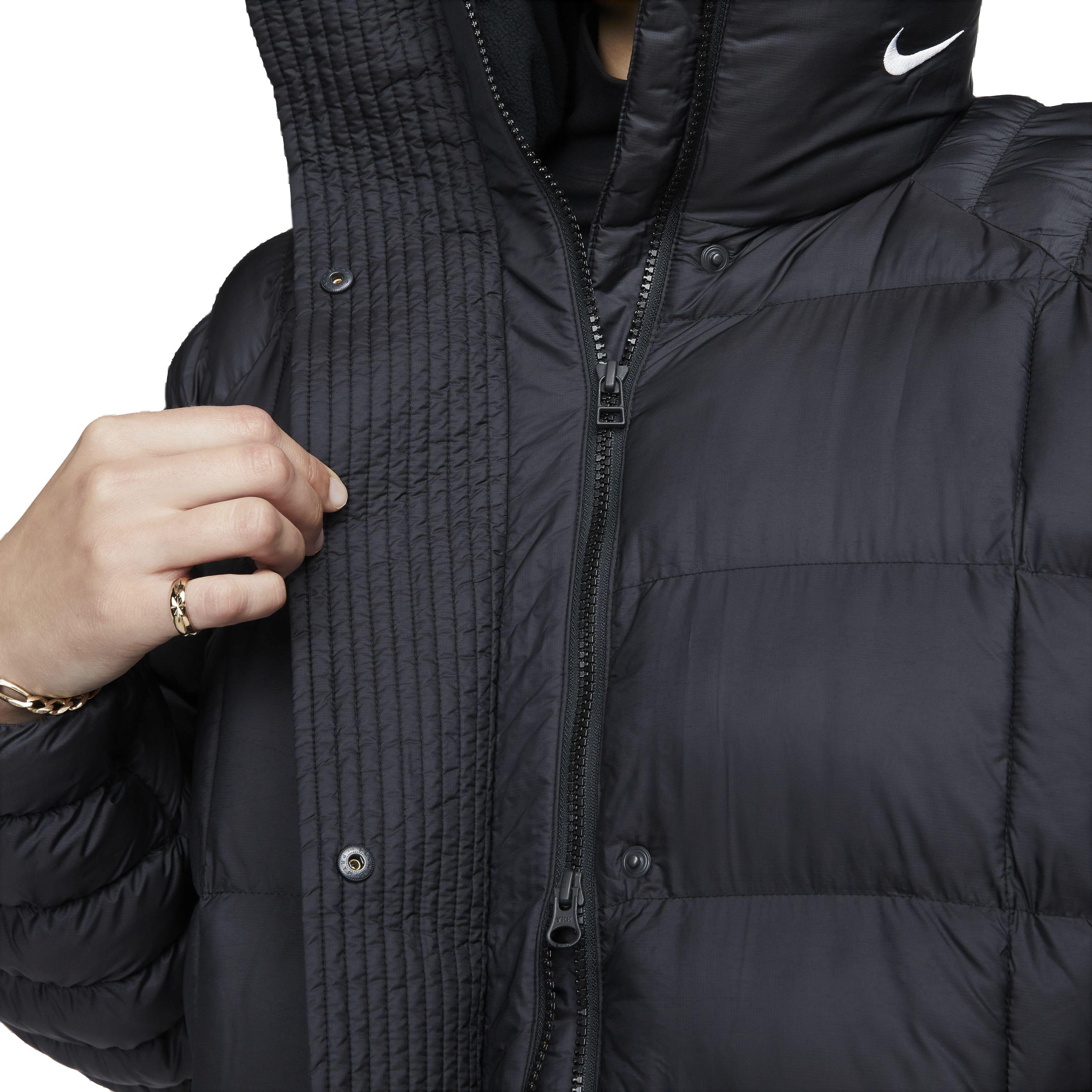Nike Women's Sportswear Essential Prima Parka - Black - BLACK Thumbnail View 6