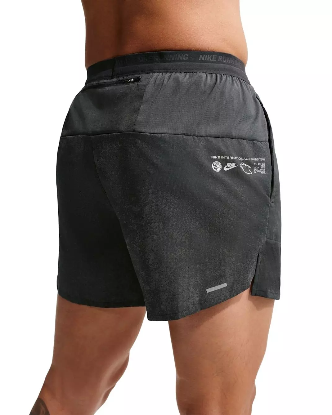 Nike Men's Dri-FIT Stride 5" Brief-Lined Shorts - BLACK