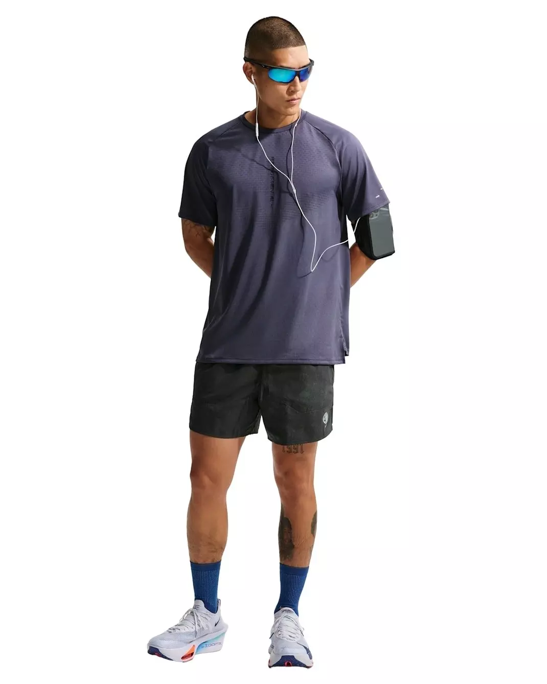 Nike Men's Dri-FIT Stride 5" Brief-Lined Shorts - BLACK