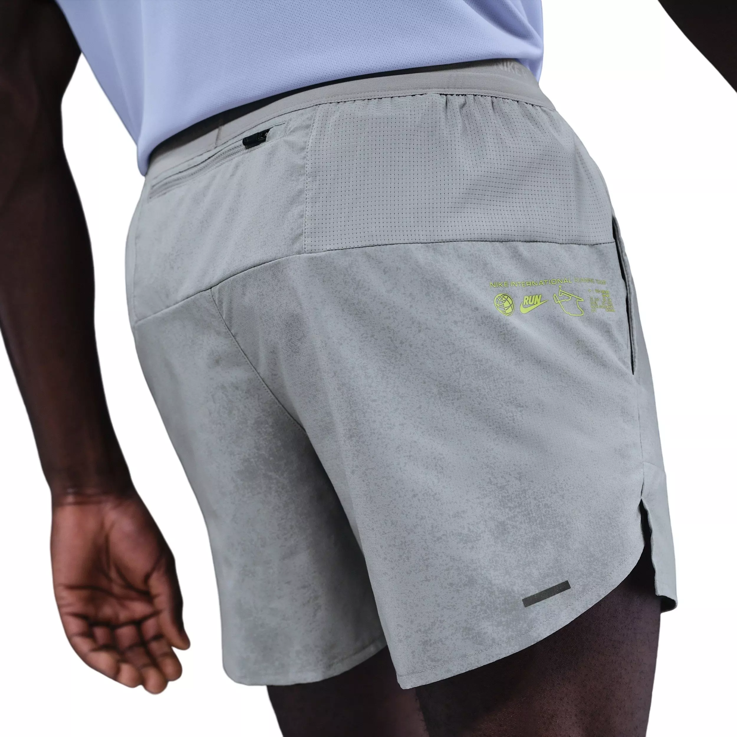 Nike Men's Dri-FIT Stride 5" Brief-Lined Shorts - GREY