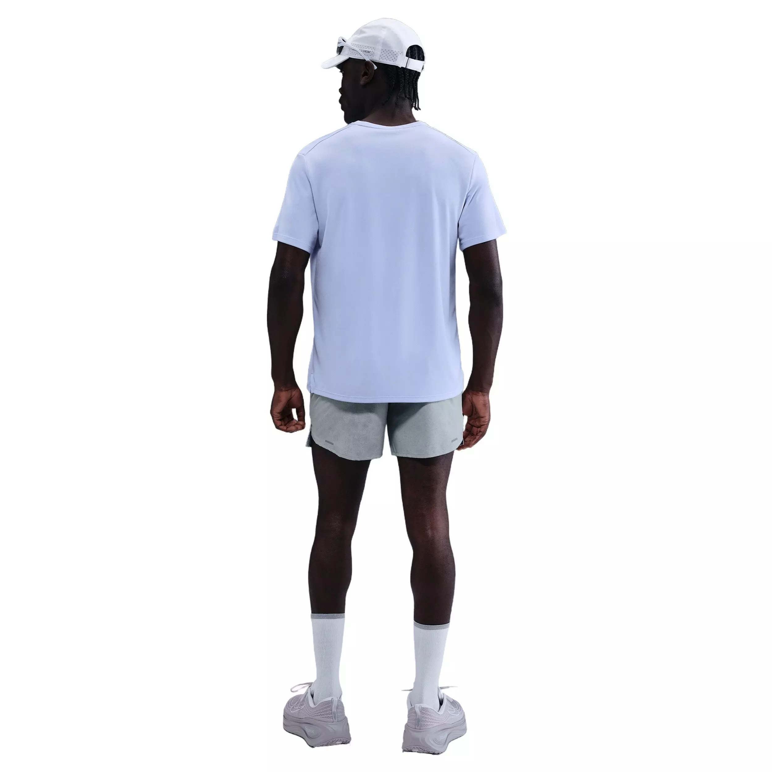 Nike Men's Dri-FIT Stride 5" Brief-Lined Shorts - GREY