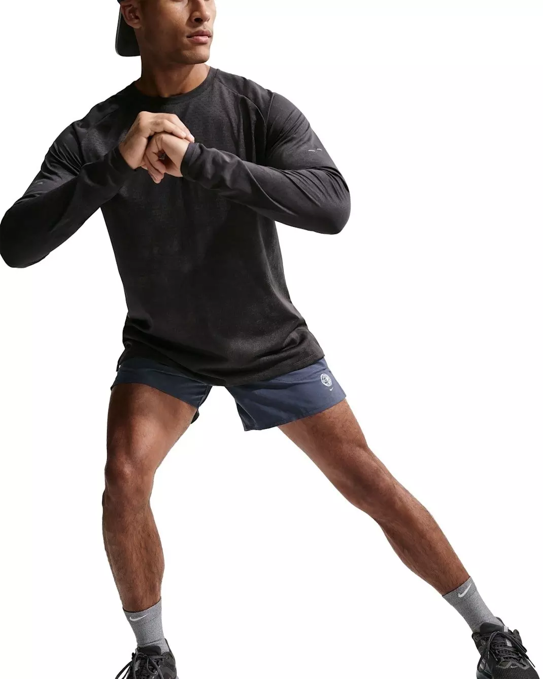 Nike Men's Dri-FIT Stride 5" Brief-Lined Shorts - BLUE