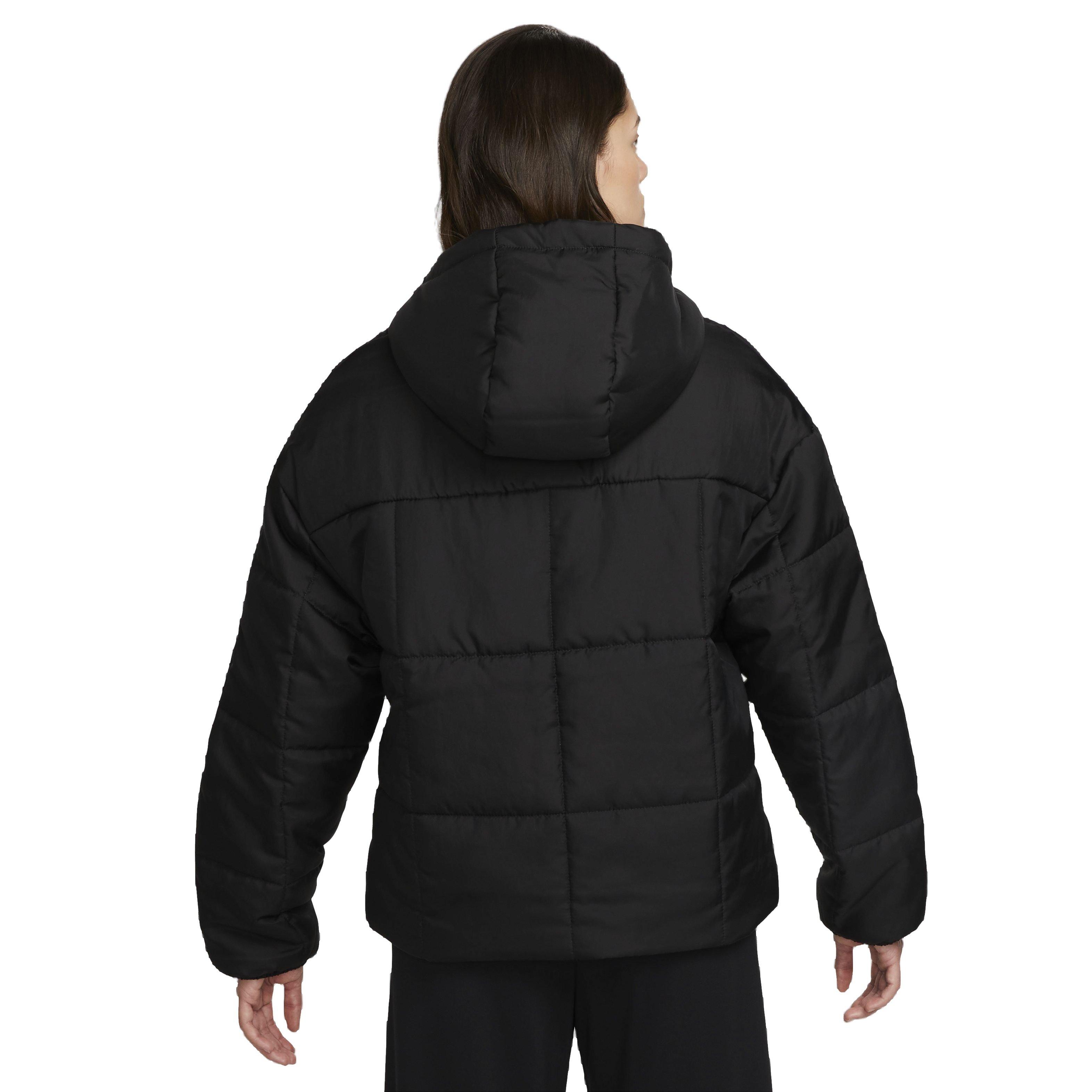 Nike Women's Sportswear Essential Therma-FIT Classic Puffer Jacket - BLACK Thumbnail View 2