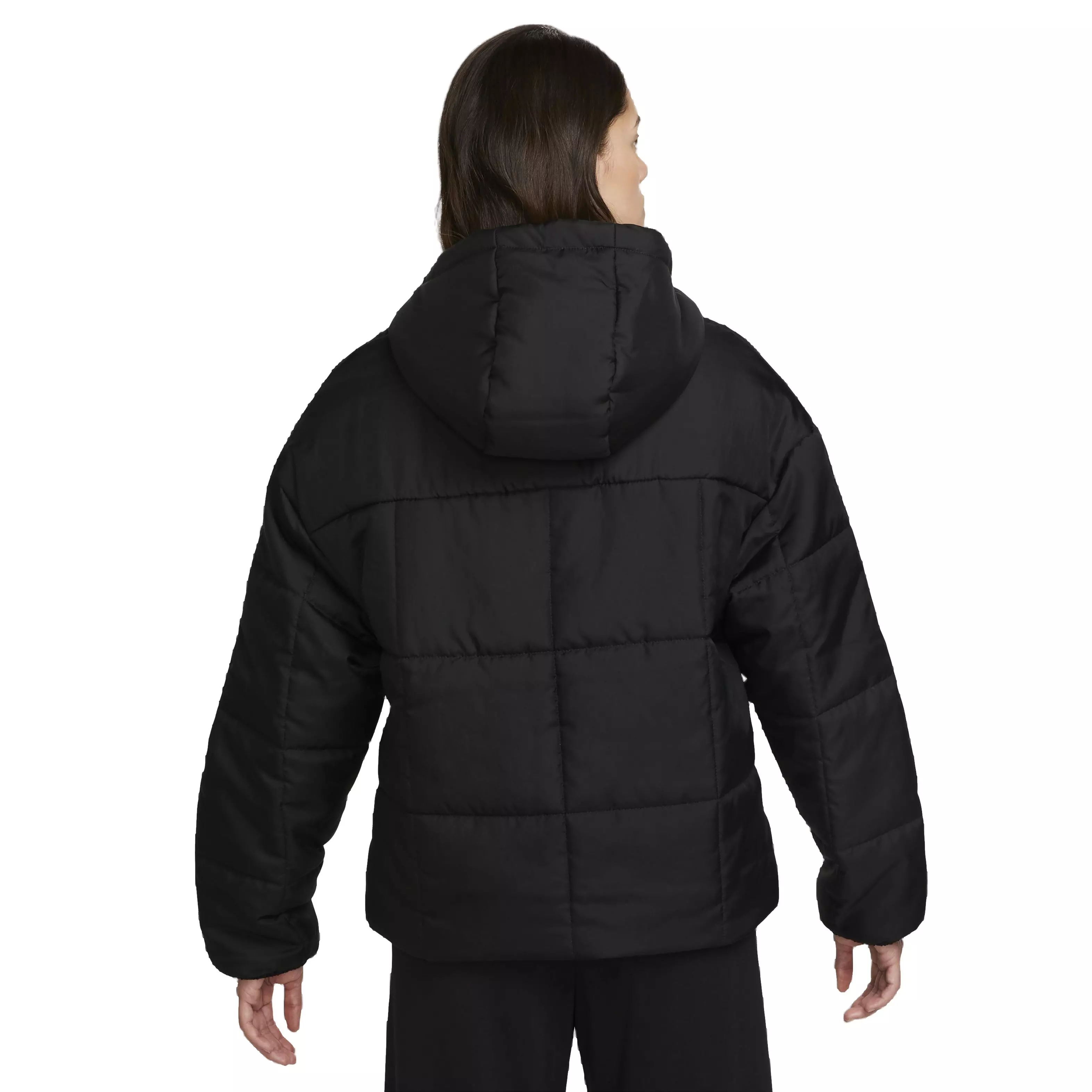 Nike Women's Sportswear Essential Therma-FIT Classic Puffer Jacket - BLACK