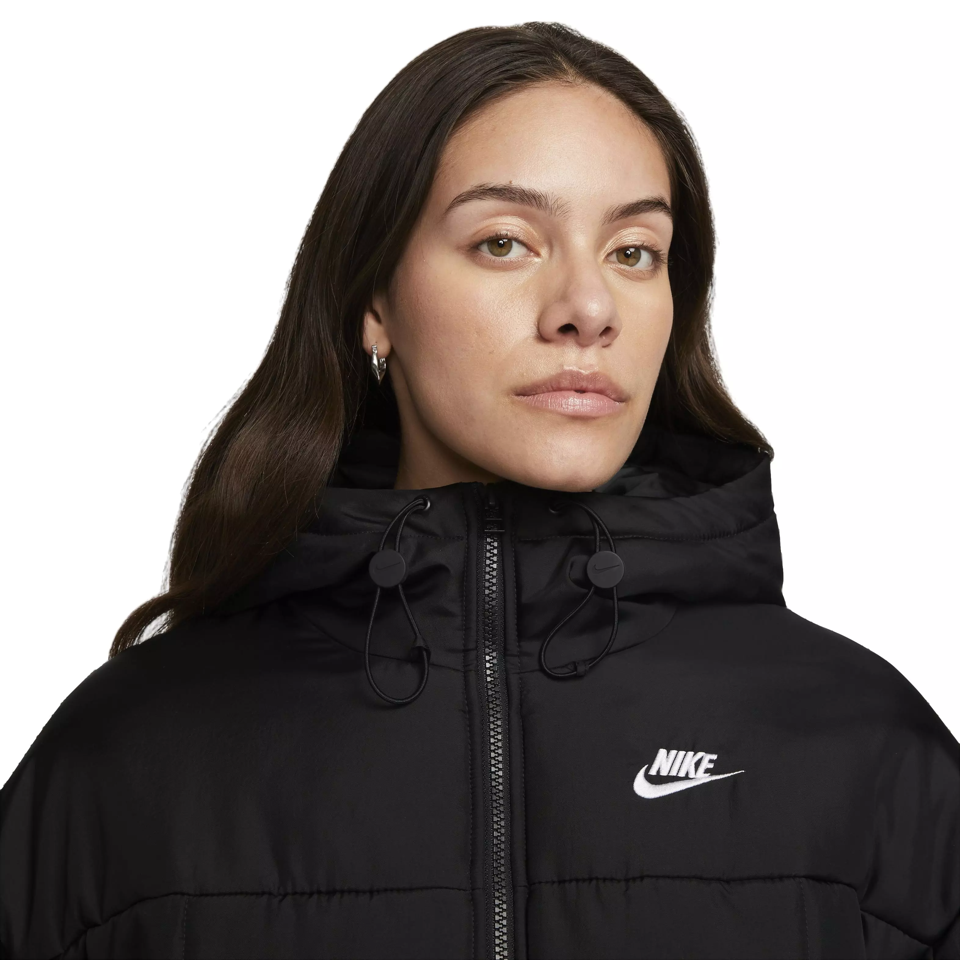 Nike Women's Sportswear Essential Therma-FIT Classic Puffer Jacket - BLACK