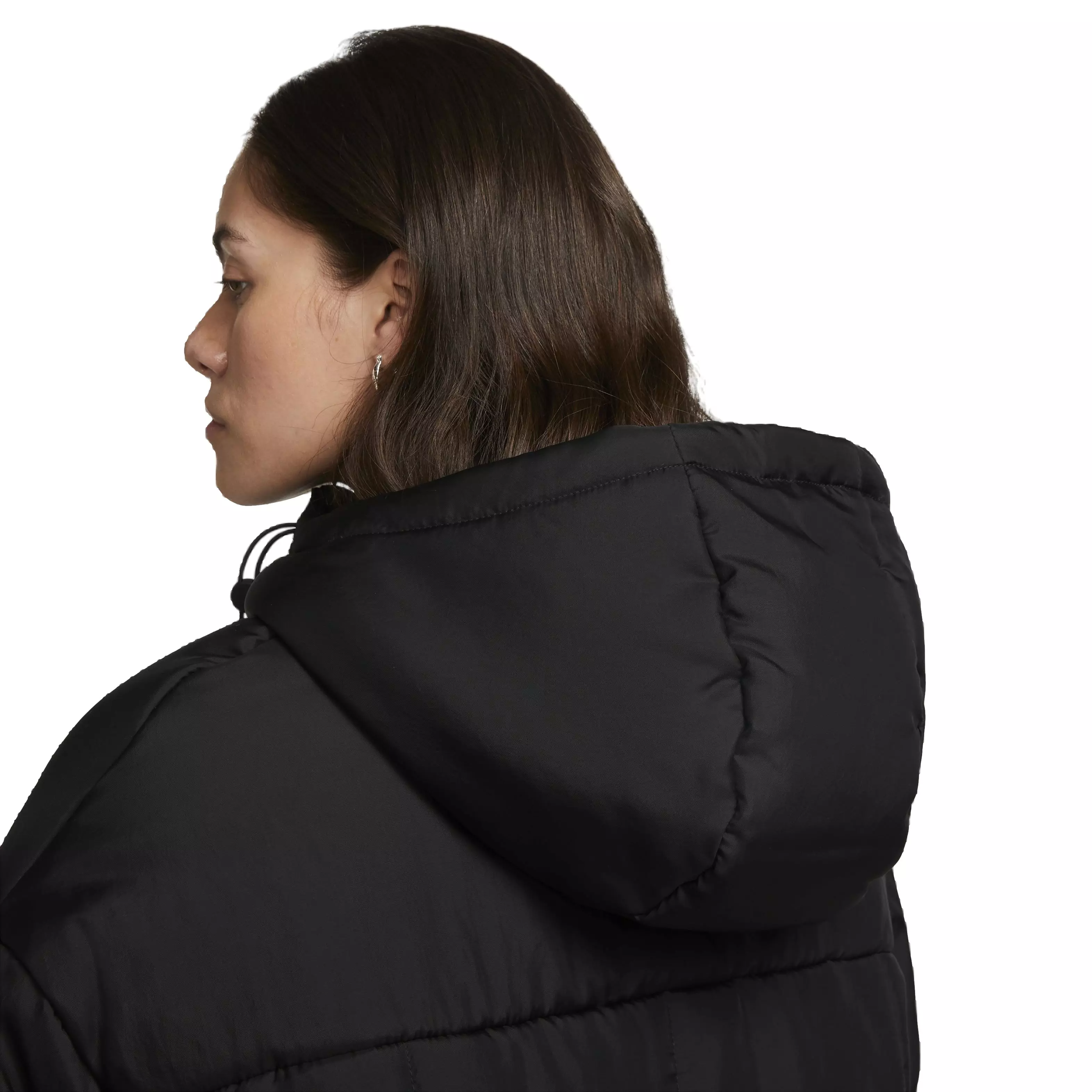 Nike Women's Sportswear Essential Therma-FIT Classic Puffer Jacket - BLACK