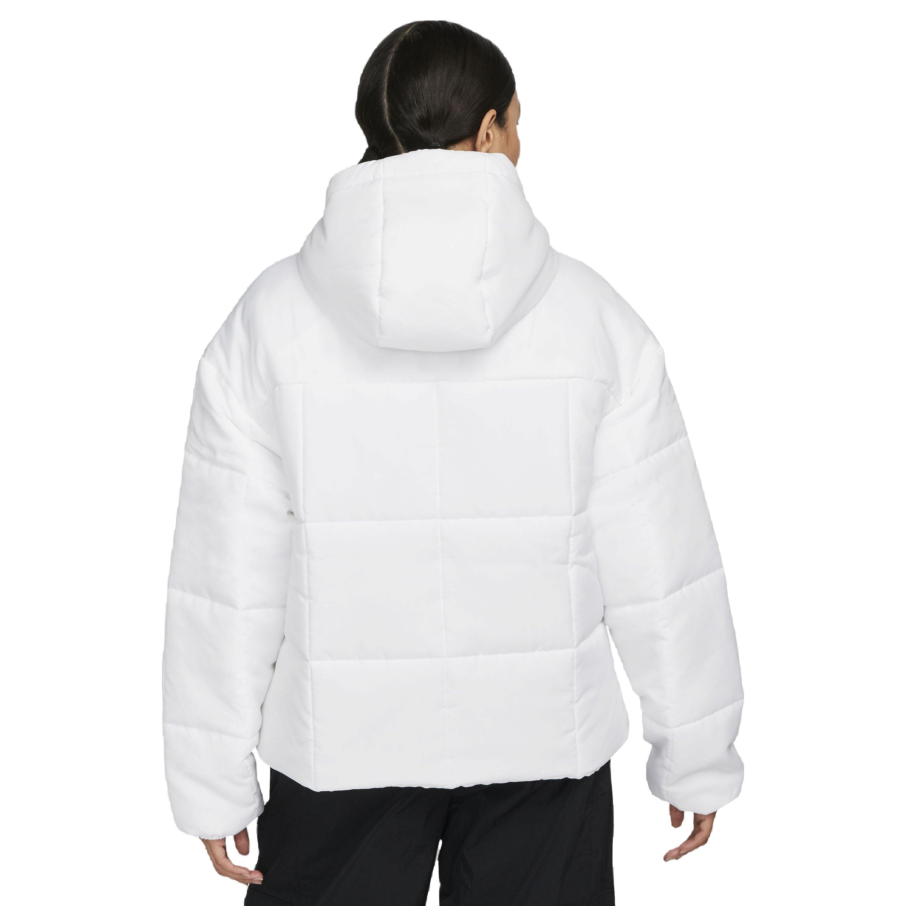 Nike Women's Sportswear Essential Therma-FIT Classic Puffer Jacket - WHITE Thumbnail View 2