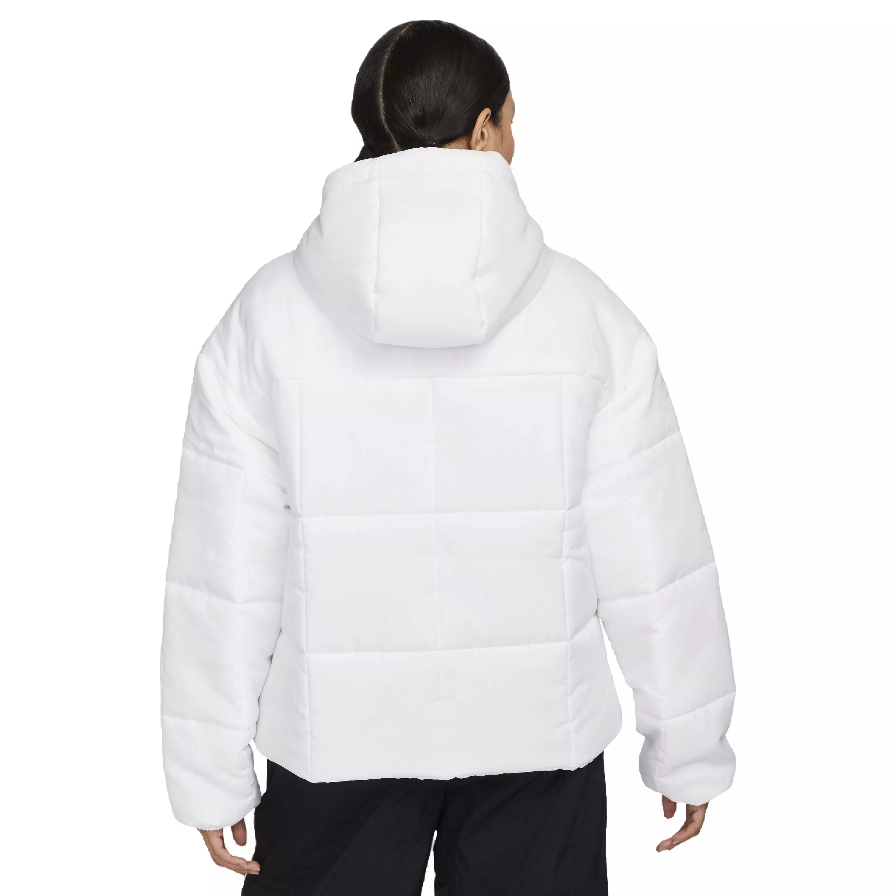 Nike Women's Sportswear Essential Therma-FIT Classic Puffer Jacket - WHITE