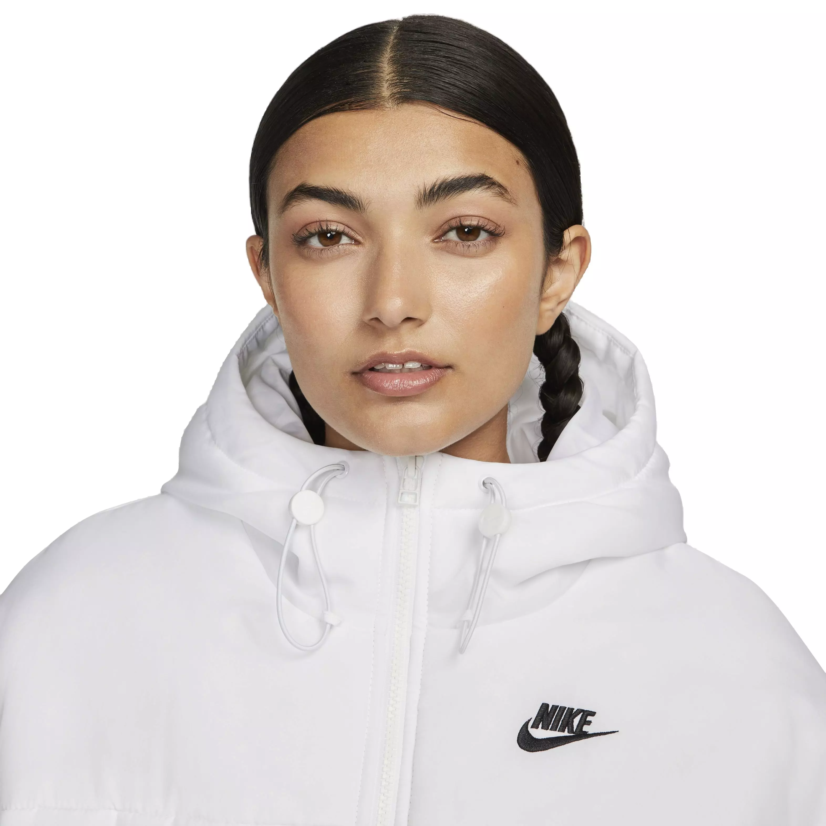 Nike Women's Sportswear Essential Therma-FIT Classic Puffer Jacket - WHITE