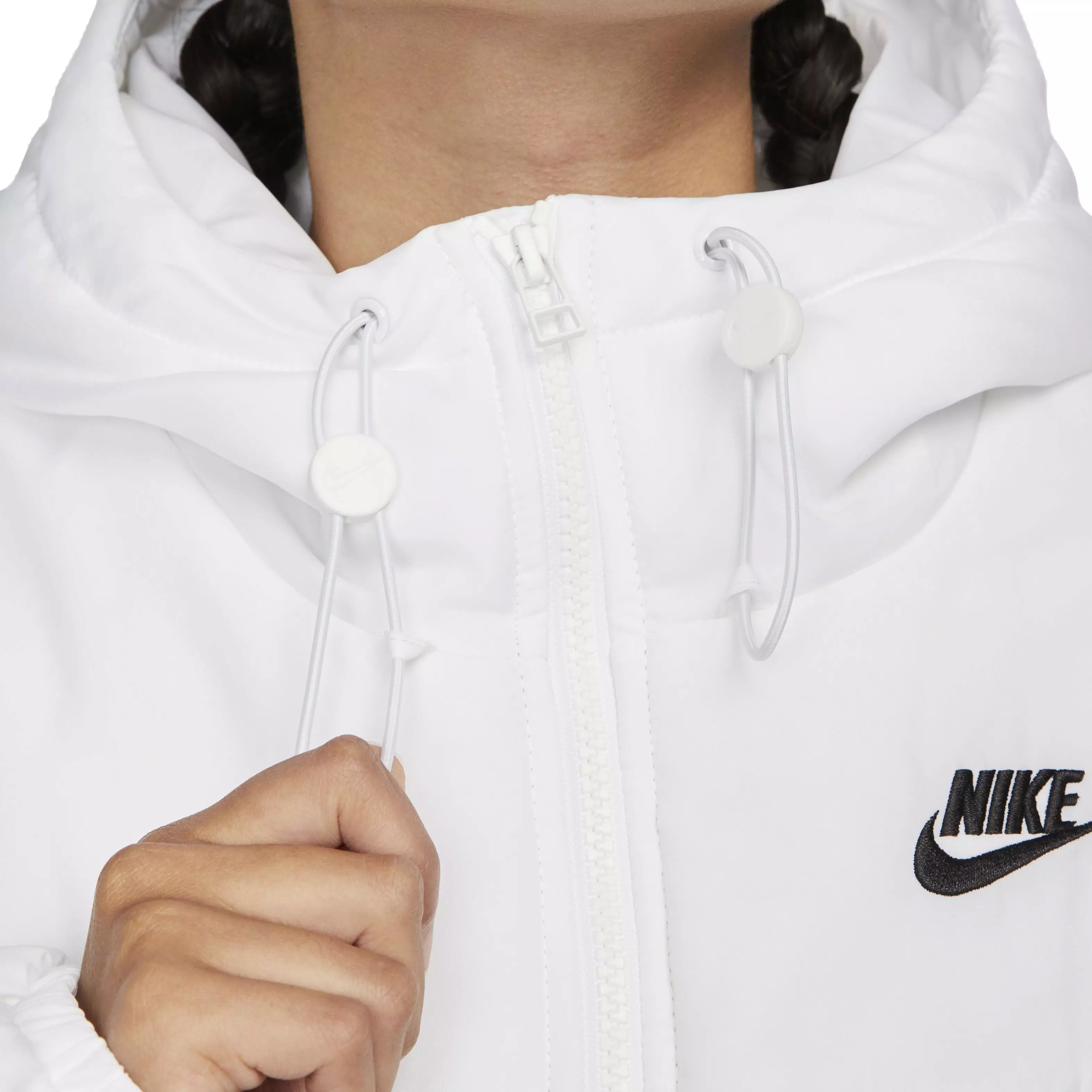 Nike Women's Sportswear Essential Therma-FIT Classic Puffer Jacket - WHITE