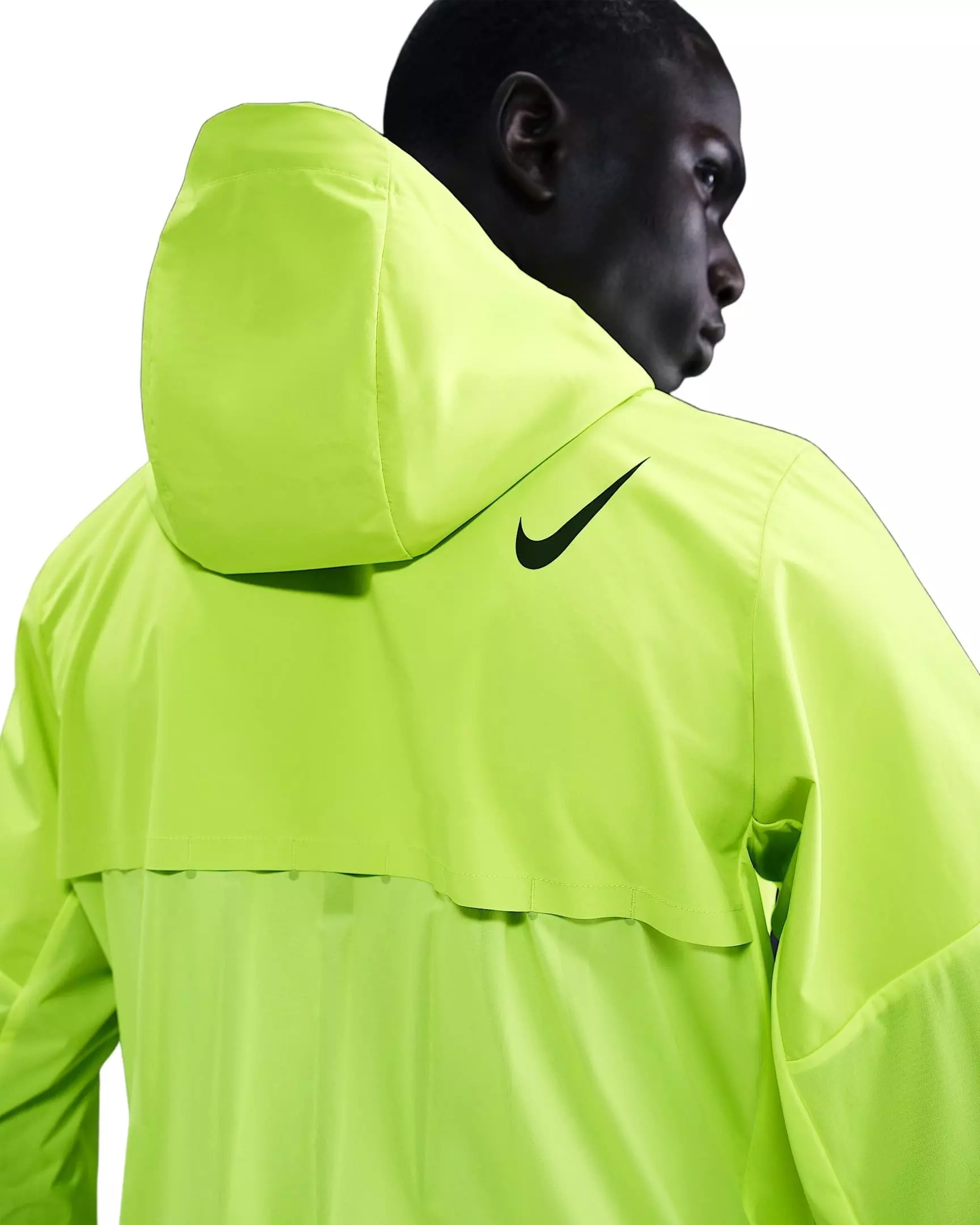 Nike Men's AeroSwift Storm-FIT Aerogami Running Jacket - YELLOW