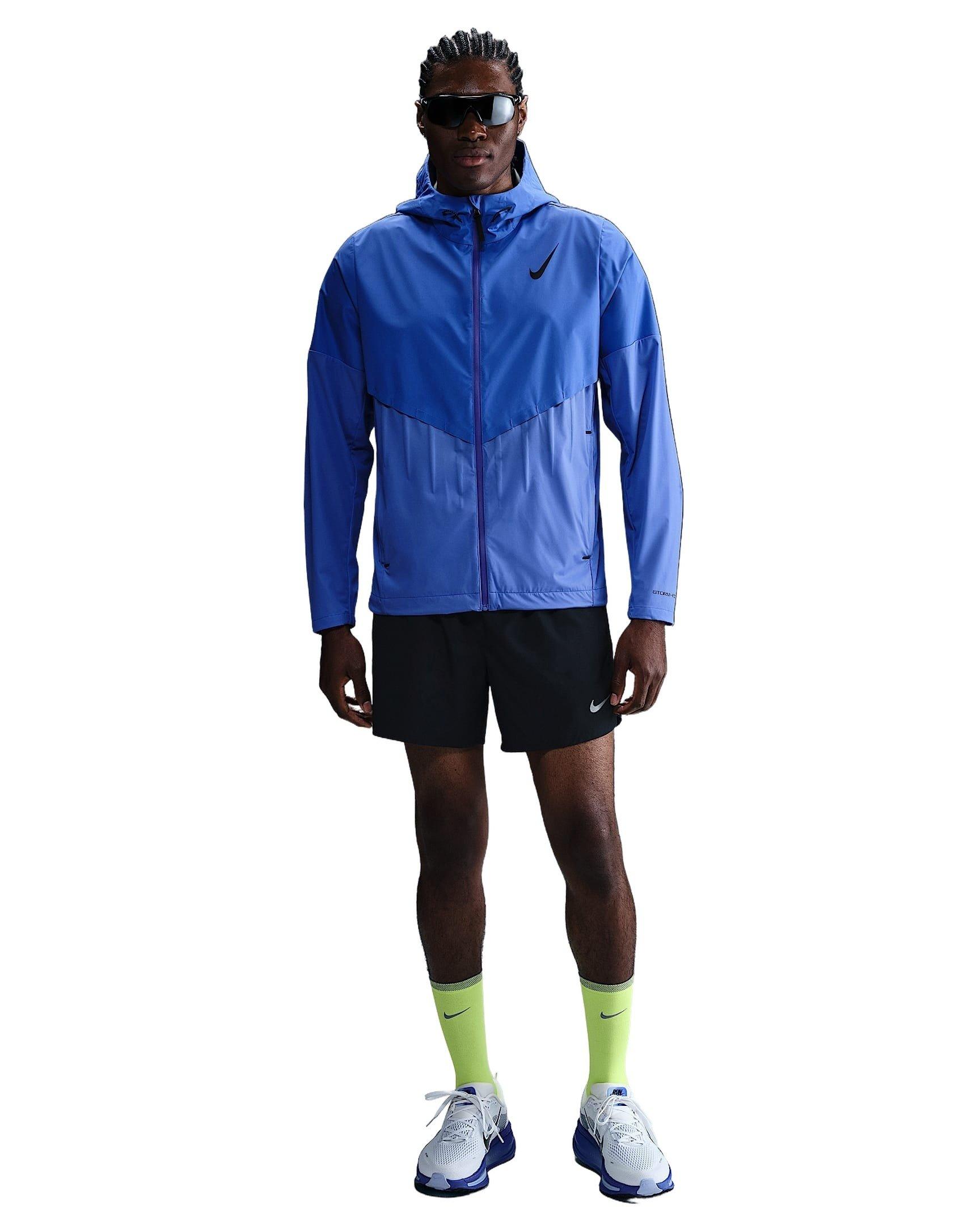 Nike Men's AeroSwift Storm-FIT Aerogami Running Jacket - BLUE Thumbnail View 4