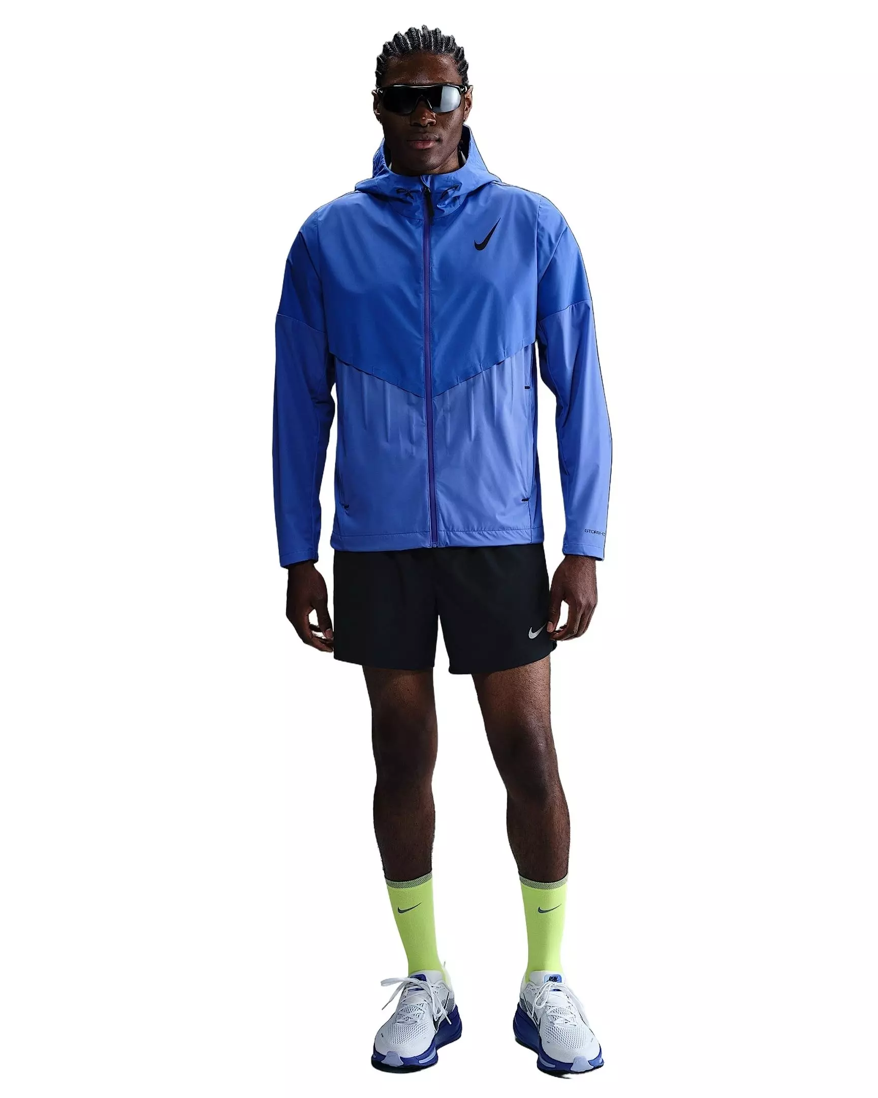Nike Men's AeroSwift Storm-FIT Aerogami Running Jacket - BLUE