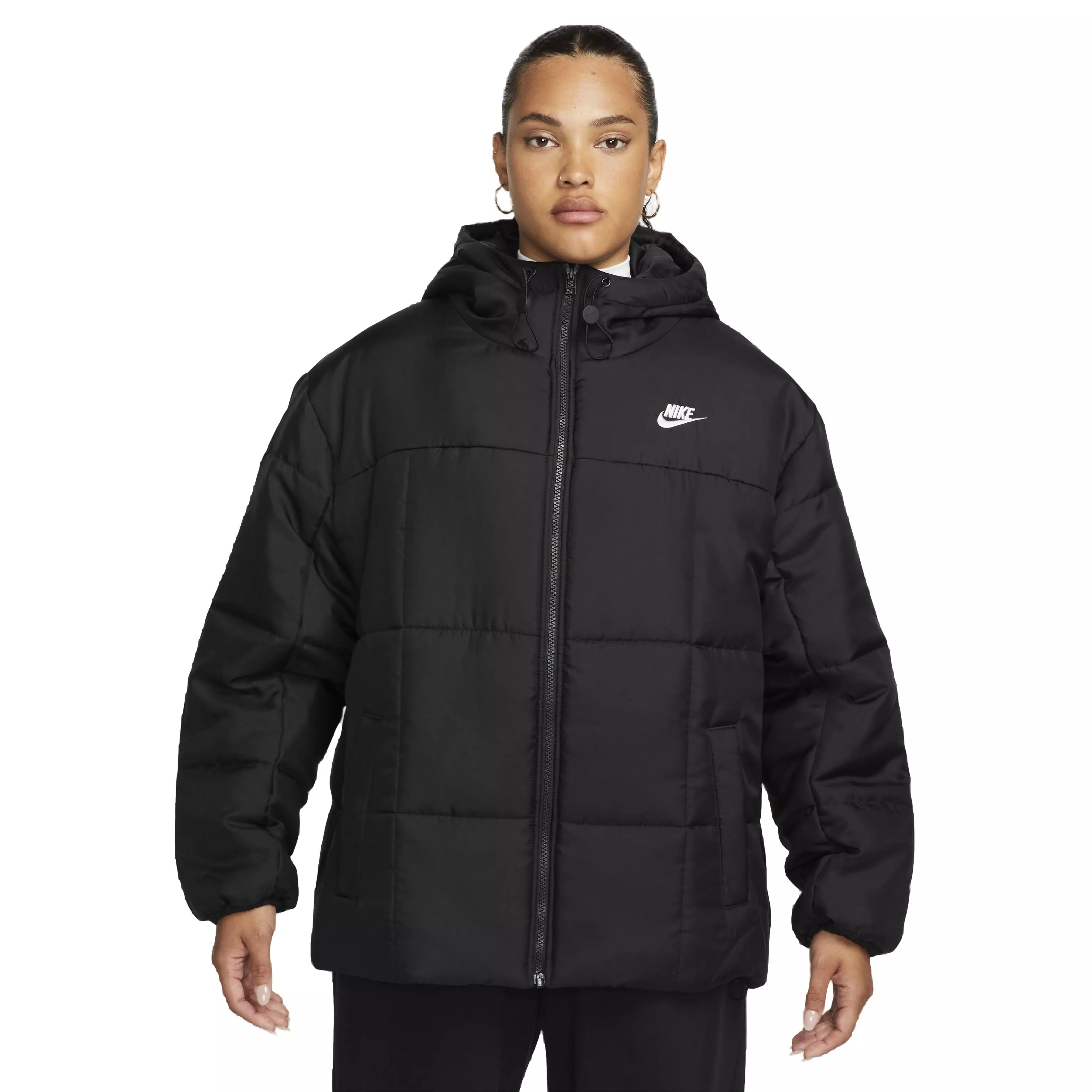 Nike Women's Essential Therma-FIT Classic Puffer - BLACK