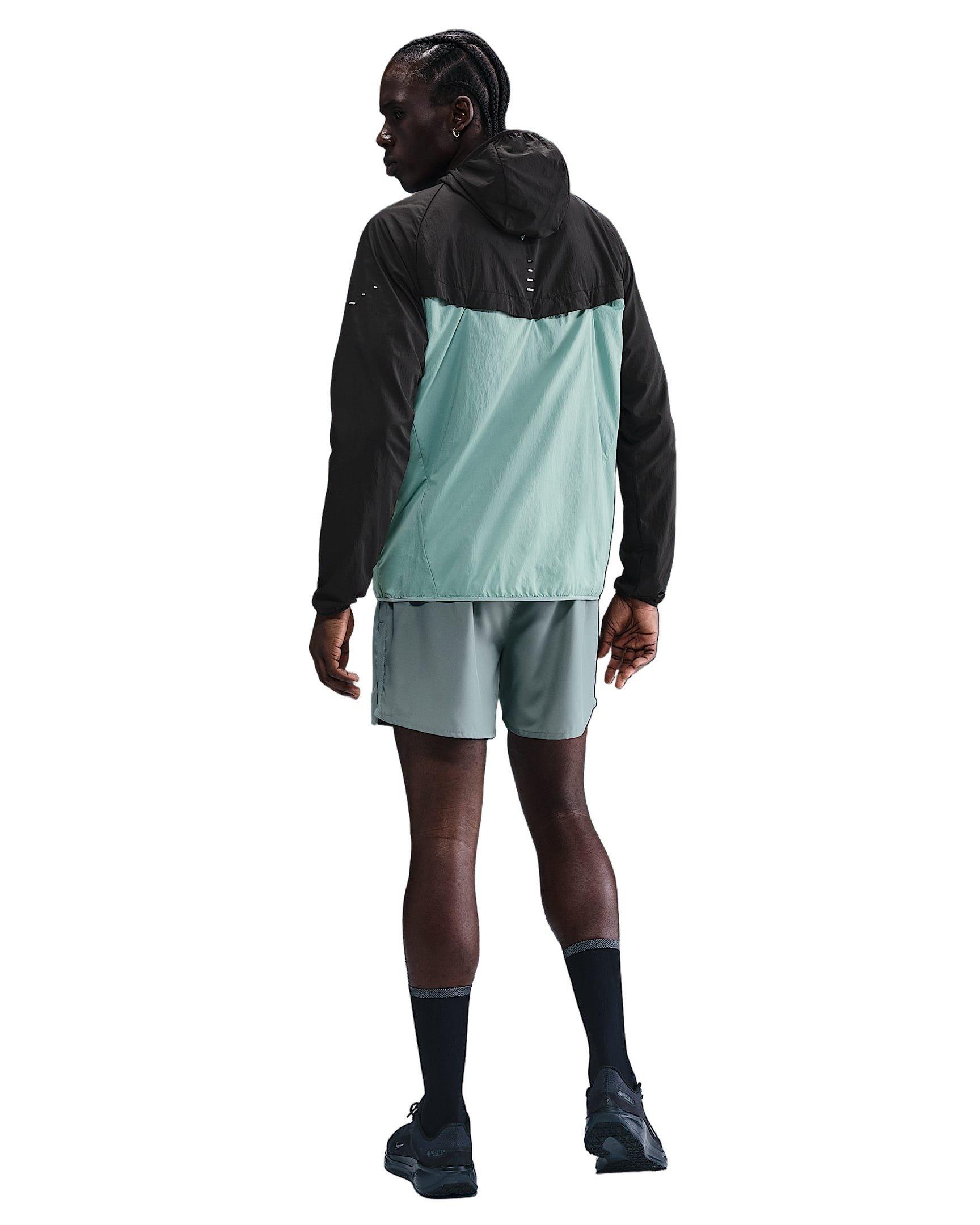 Nike Men's Light Hooded Packable Running Jacket - Orange