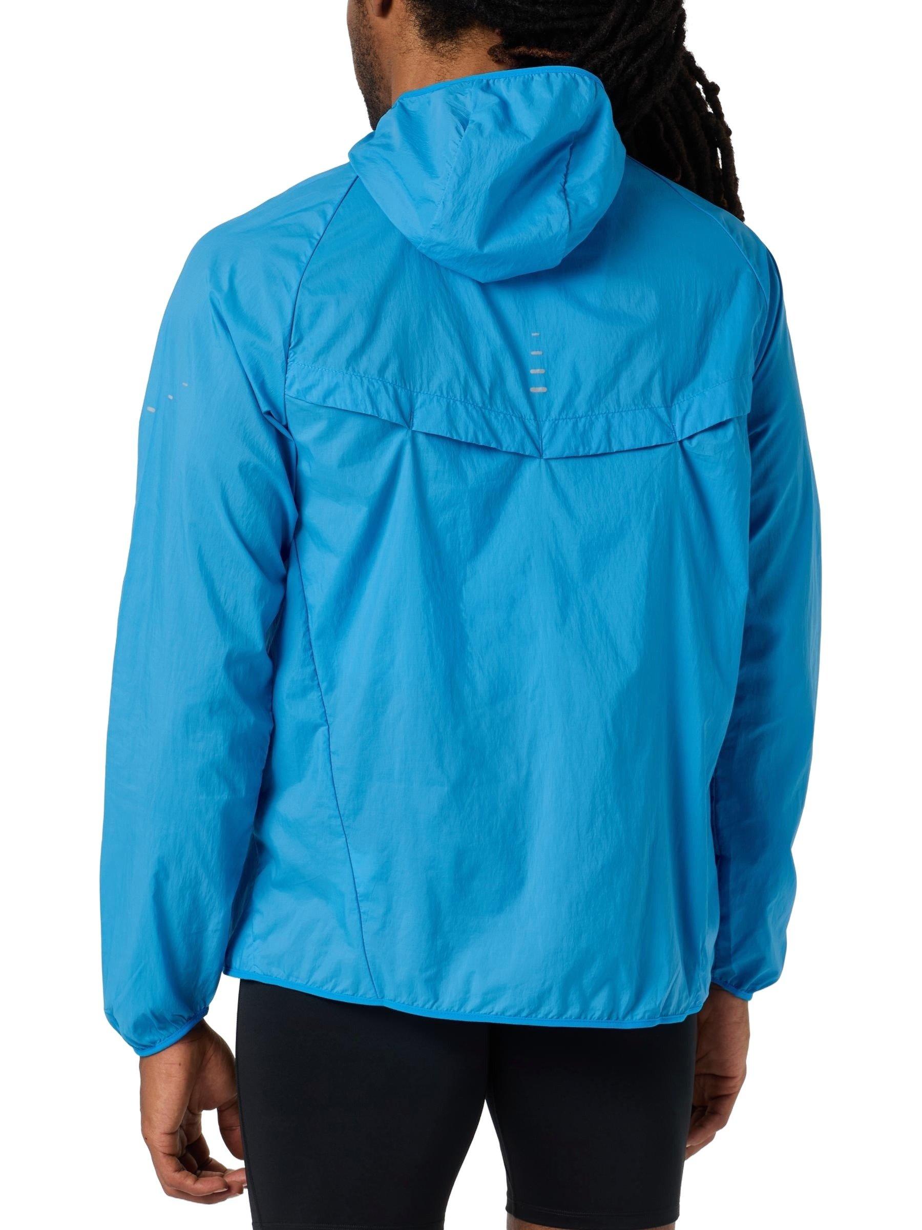 Nike Men's Stride Repel UV Nylon Running Full-Zip Jacket - BLUE Thumbnail View 2