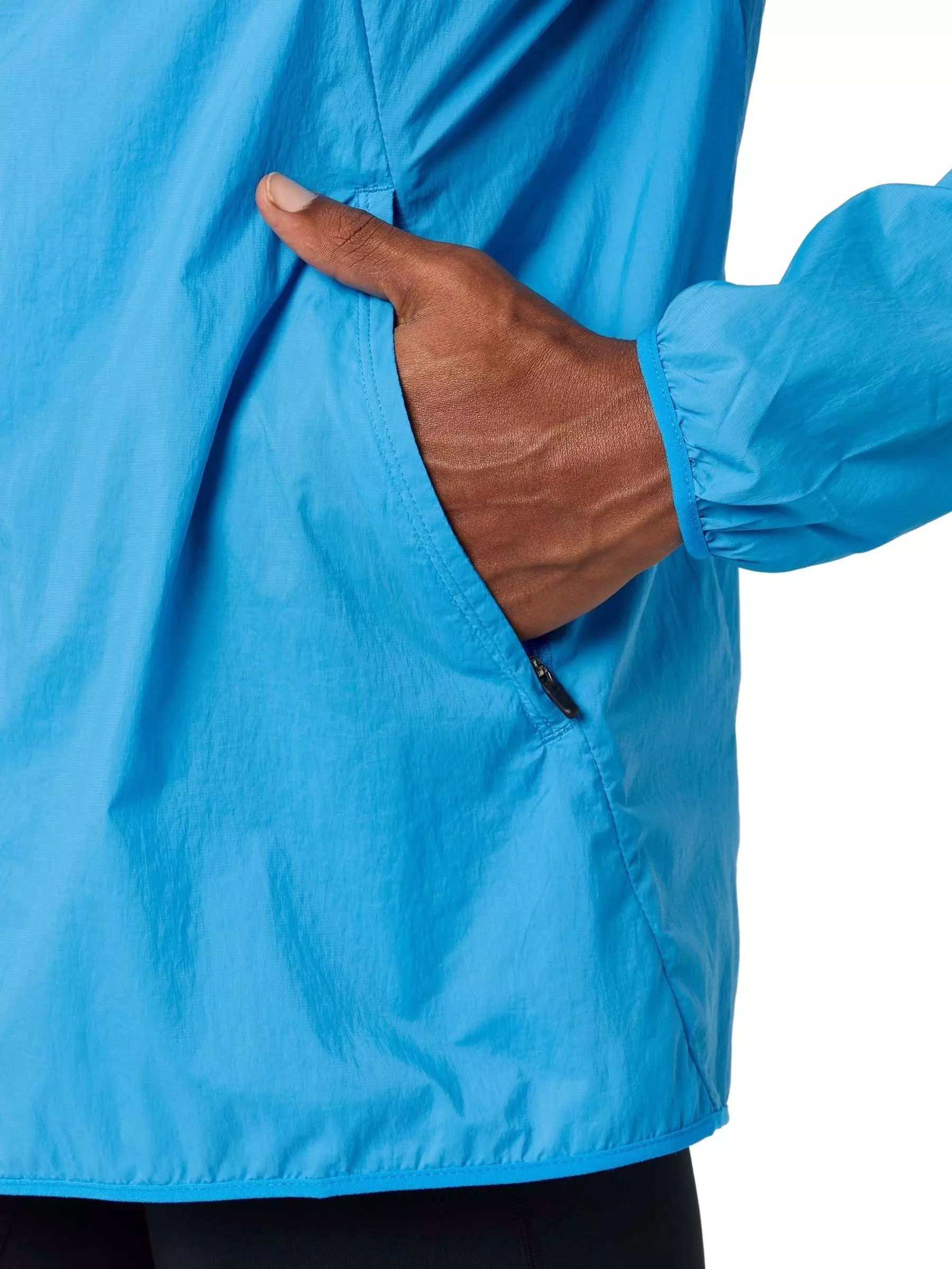 Nike Men's Stride Repel UV Nylon Running Full-Zip Jacket - BLUE