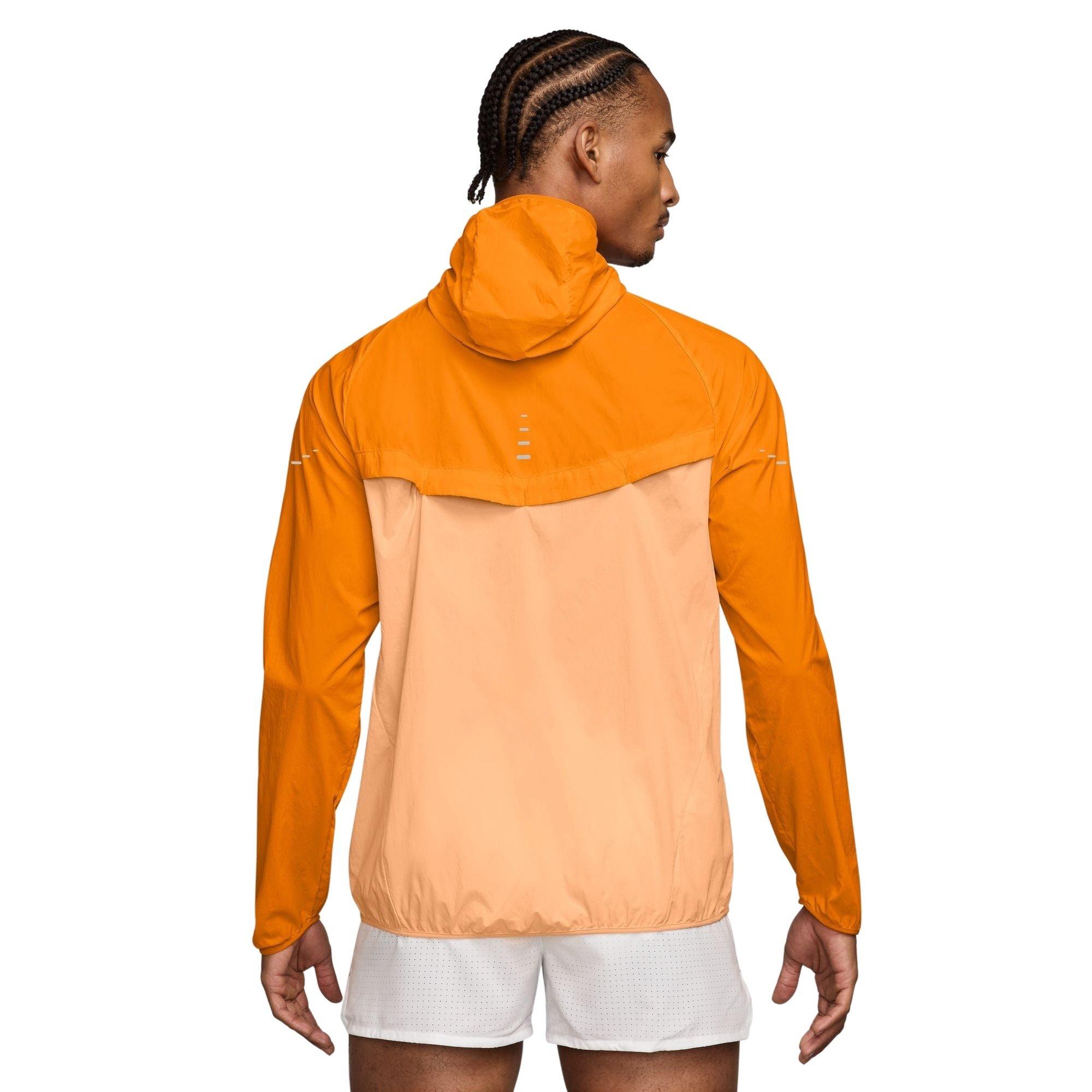 Nike Men's Stride Repel UV Running Jacket - ORANGE Thumbnail View 2