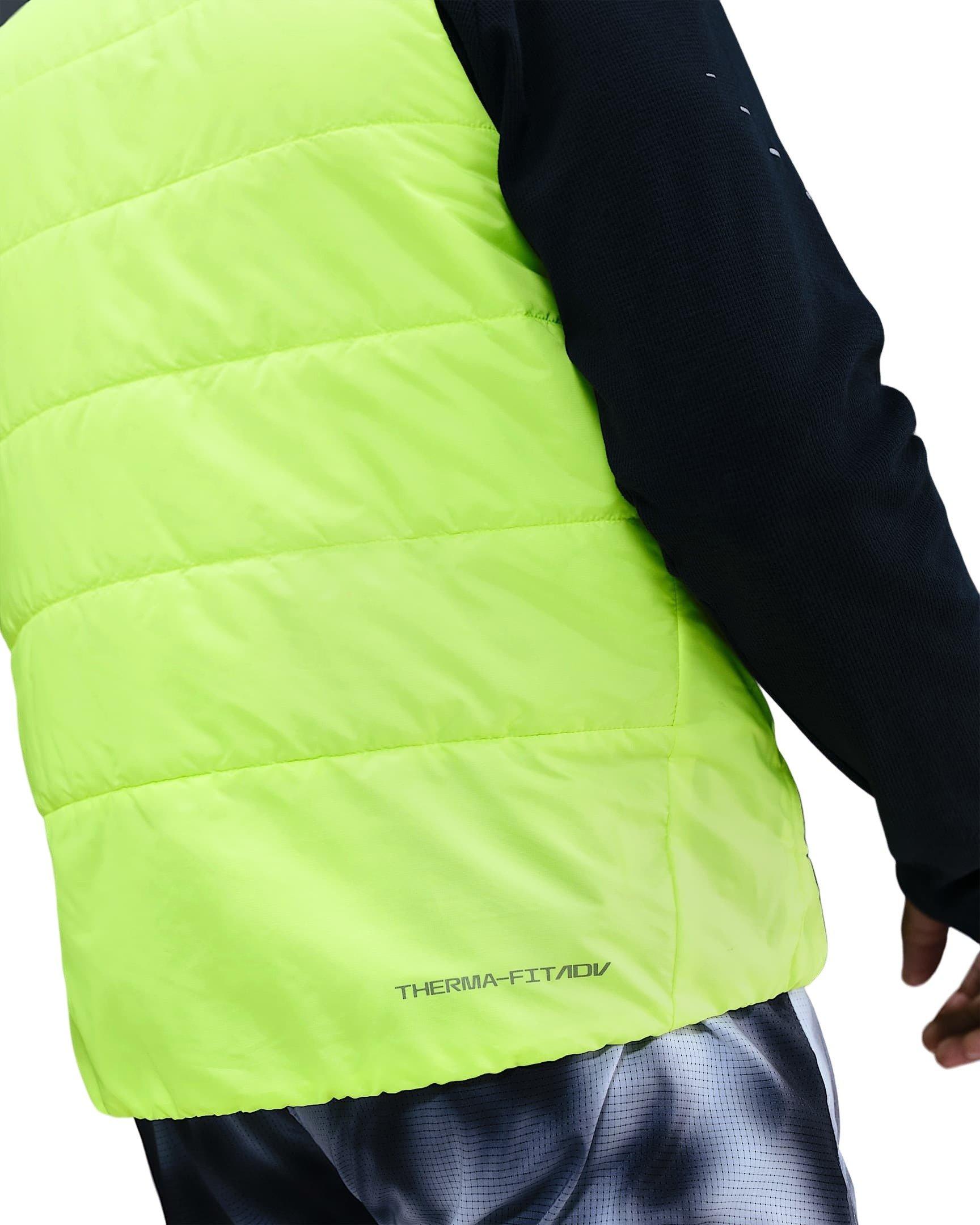 Nike Men's Therma-FIT ADV Repel AeroLoft Down Running Vest -Volt - VOLT Thumbnail View 2