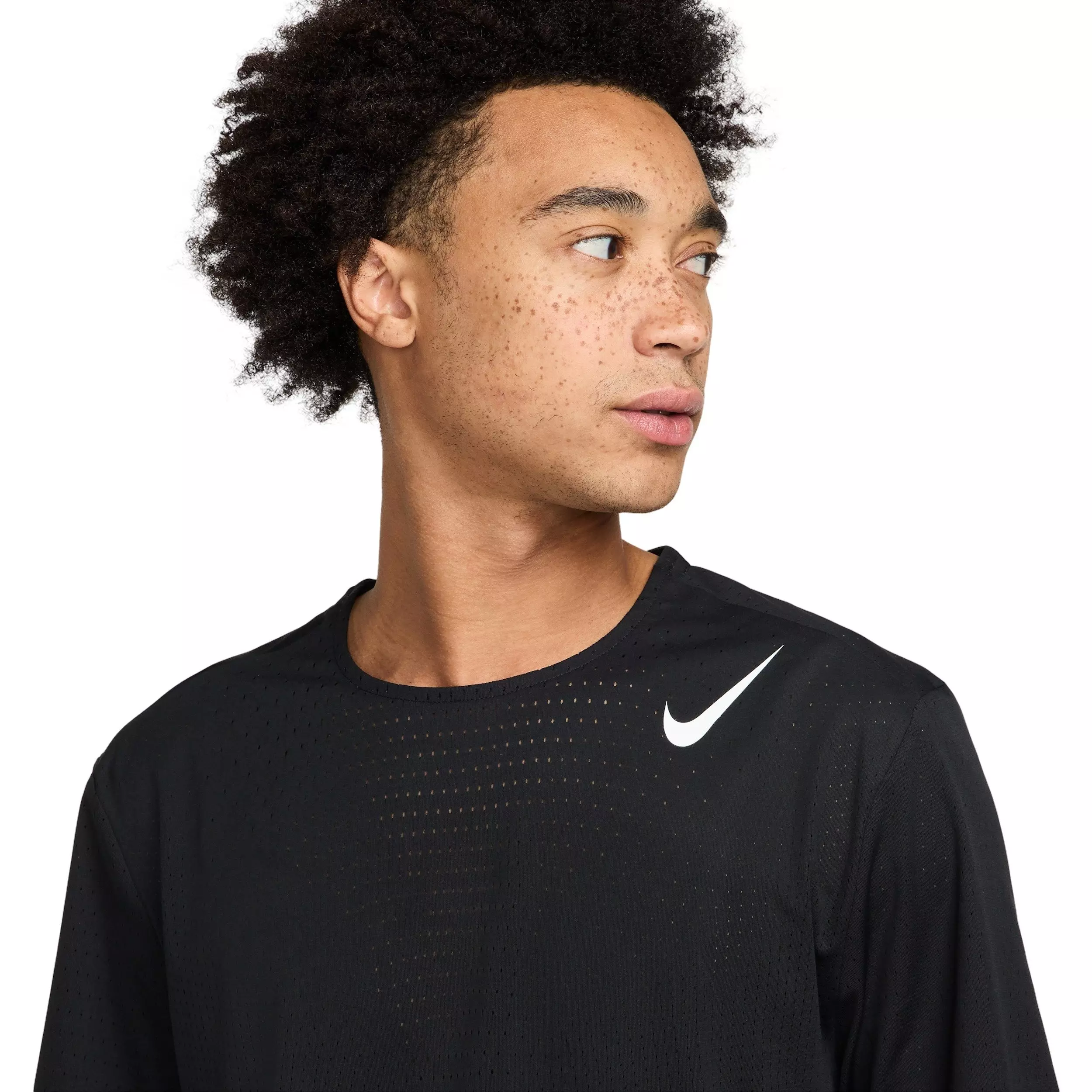 Nike Men's AeroSwift Dri-FIT ADV Short-Sleeve Running Top - BLACK