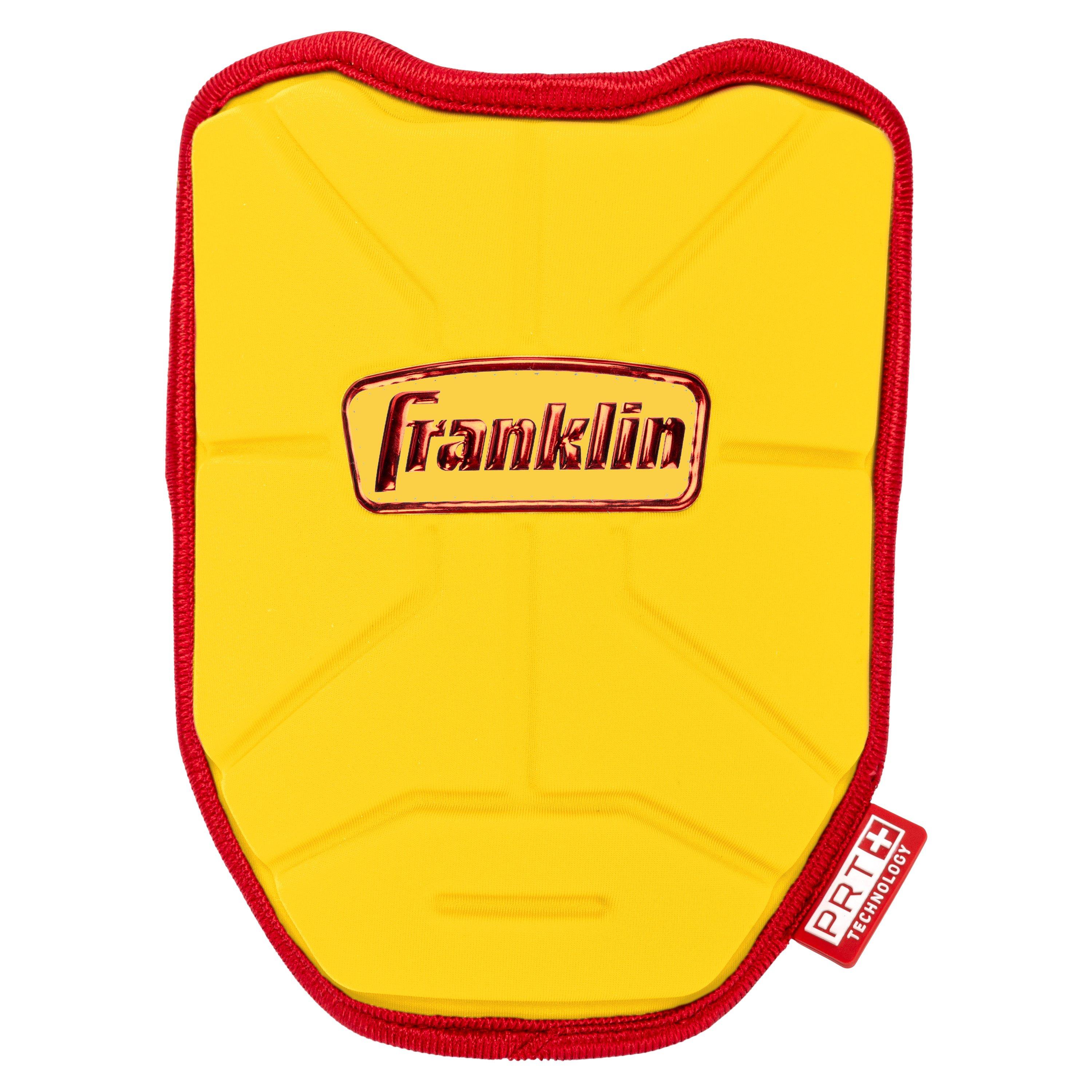 Franklin Sports Adult PRT Protective Elbow Guard - Yellow/Red - YELLOW/RED Thumbnail View 3