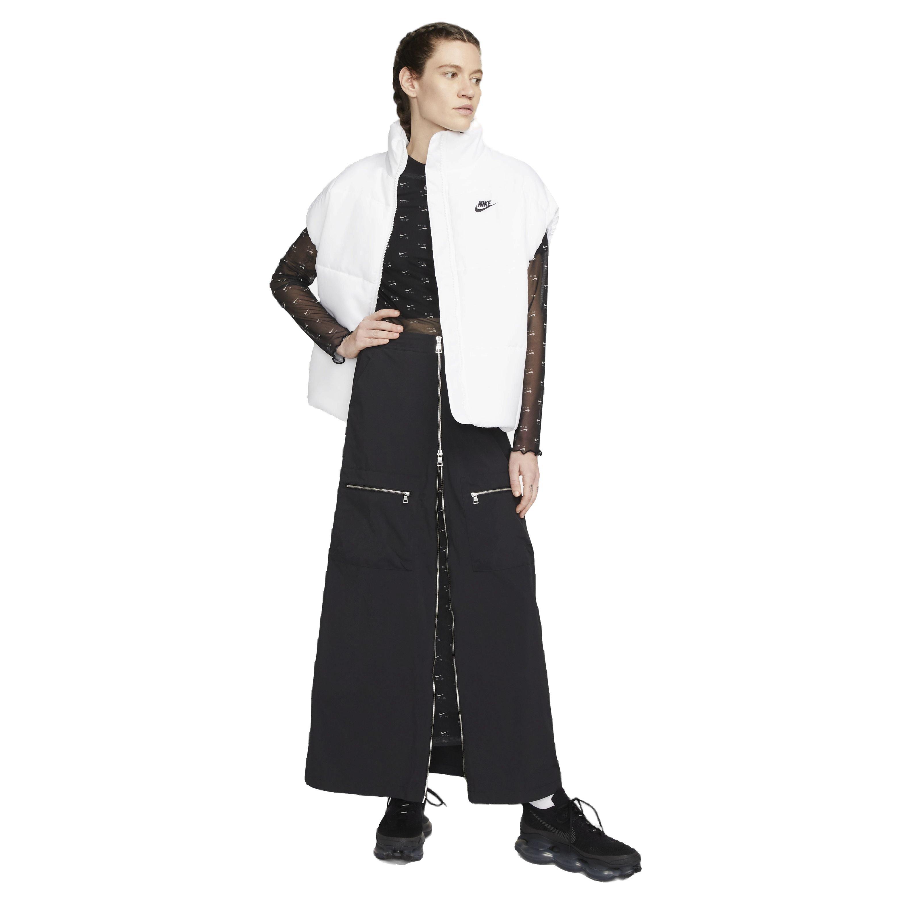 Nike Women's Sportswear Therma-FIT Classic Vest - WHITE Thumbnail View 8