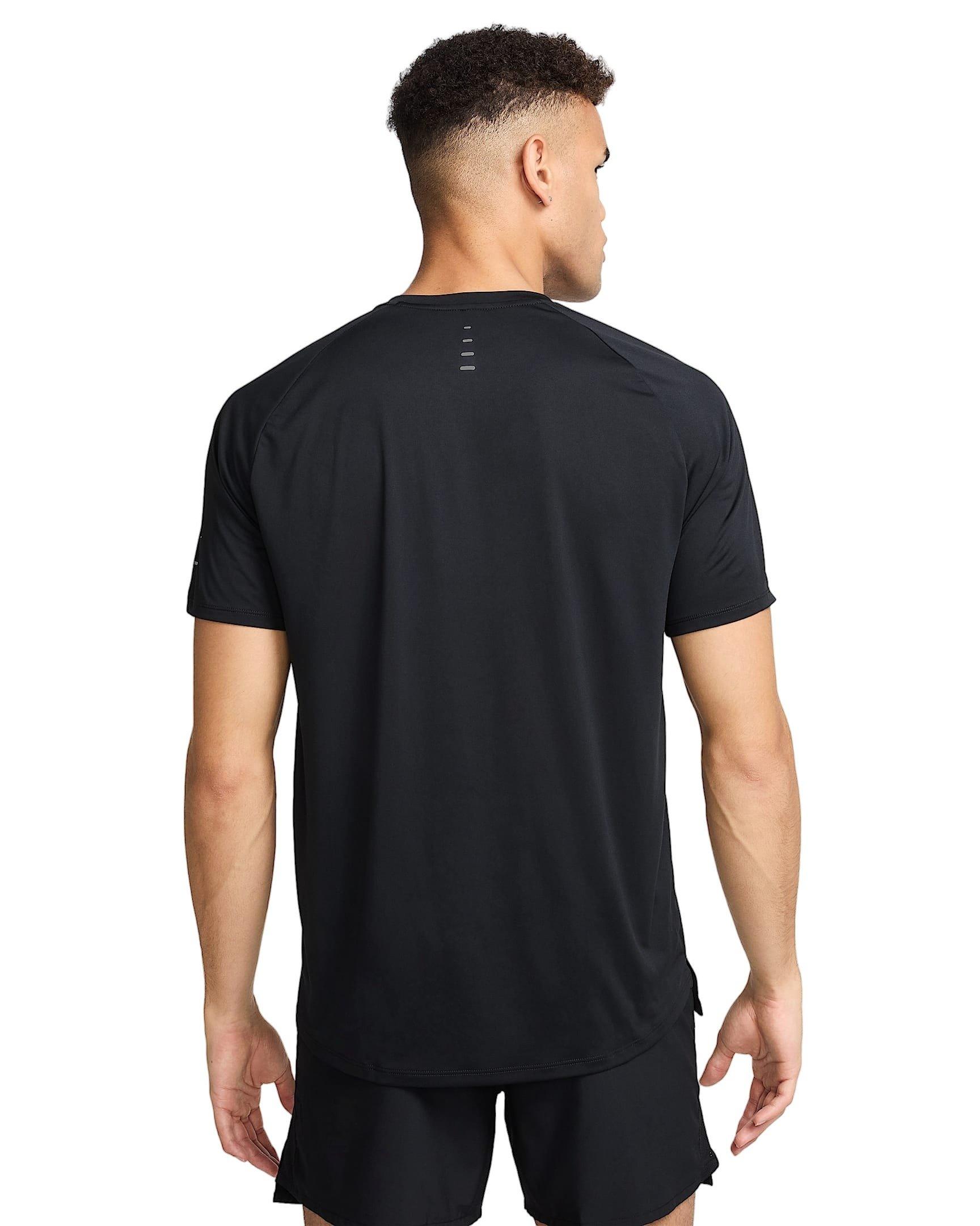 Nike Men's Stride ADV Dri-FIT Short-Sleeve Running Top - BLACK Thumbnail View 2