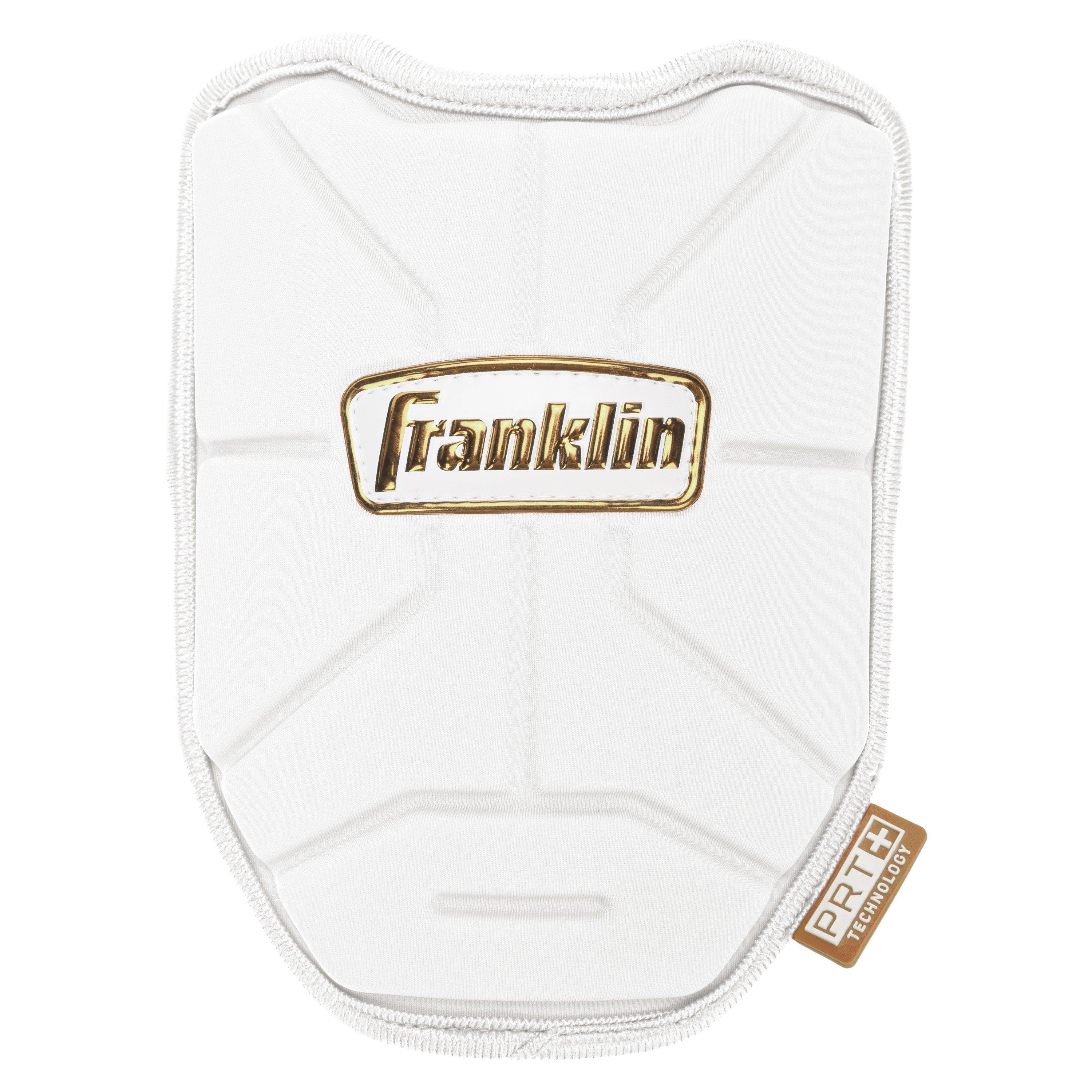Franklin Sports Adult PRT Protective Elbow Guard - White/Gold - WHITE/GOLD Thumbnail View 3