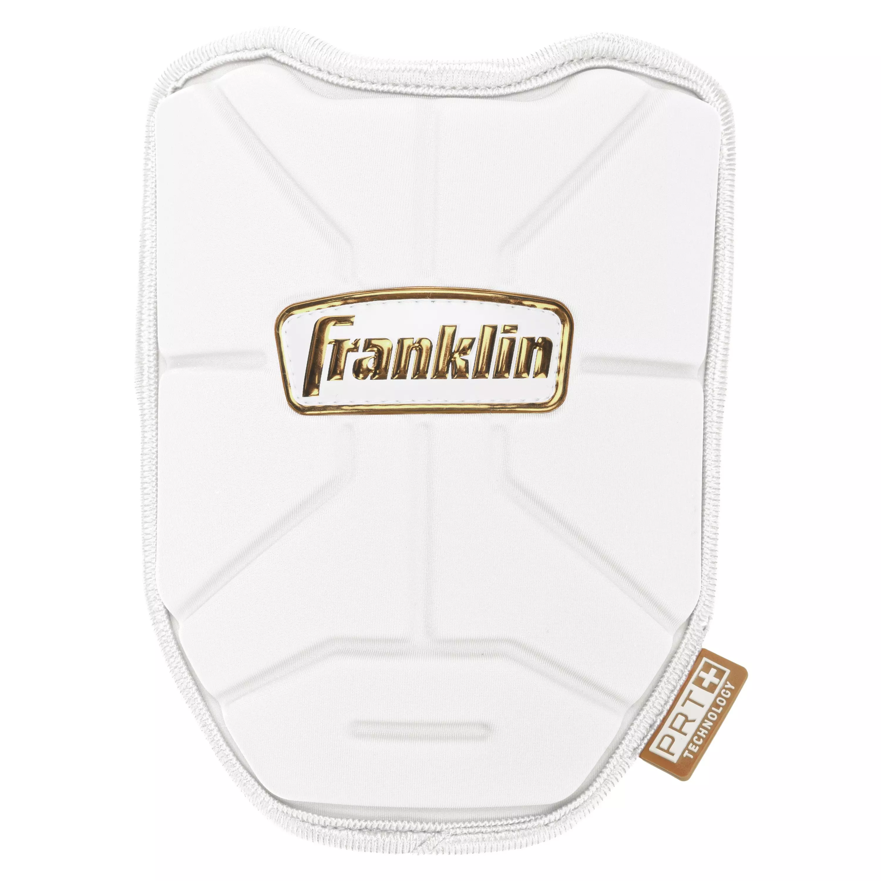 Franklin Sports Adult PRT Protective Elbow Guard - White/Gold - WHITE/GOLD