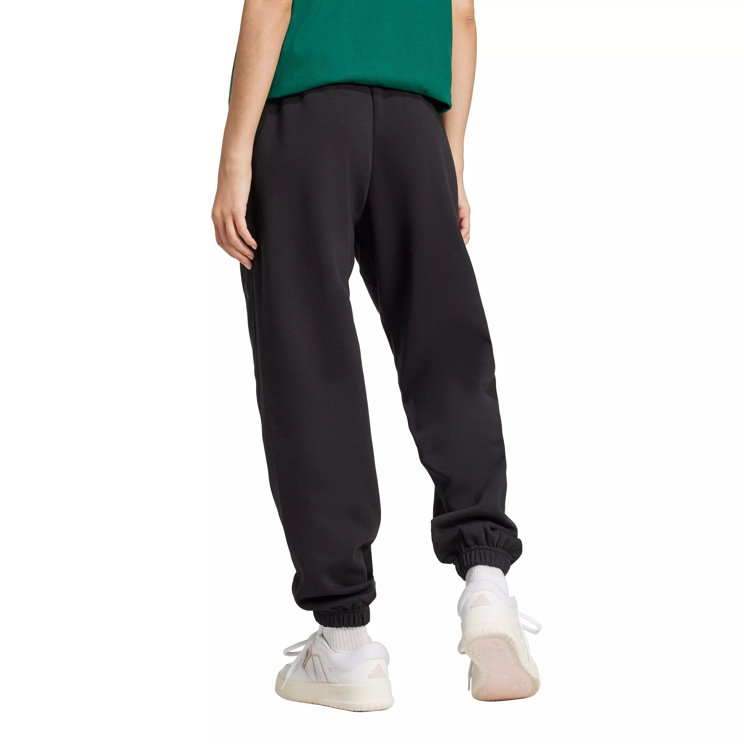 adidas Women's ALL SZN Fleece Loose Joggers - Black - BLACK