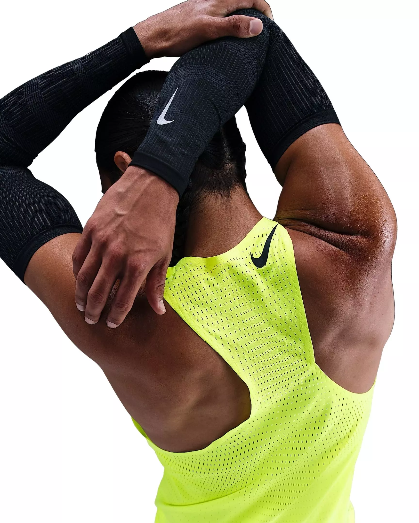 Nike Men's AeroSwift Dri-FIT ADV Running Vest -Volt - VOLT