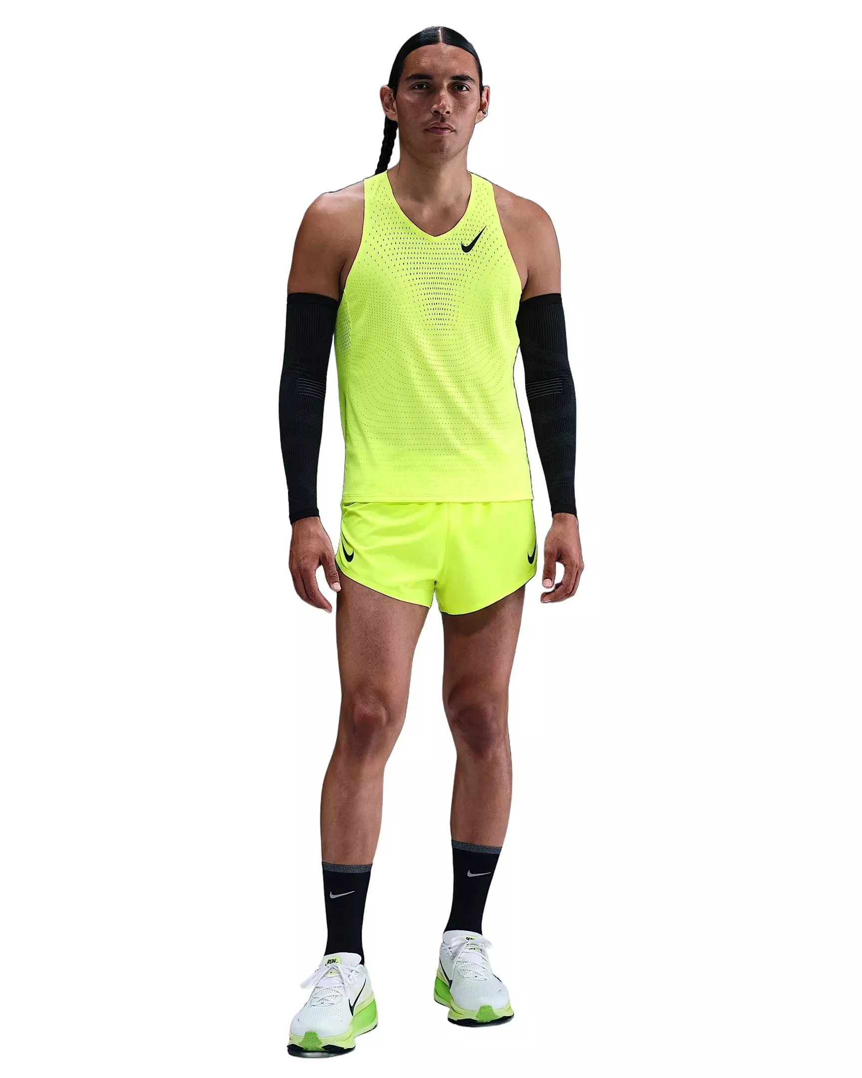 Nike Men's AeroSwift Dri-FIT ADV Running Vest - Volt - VOLT