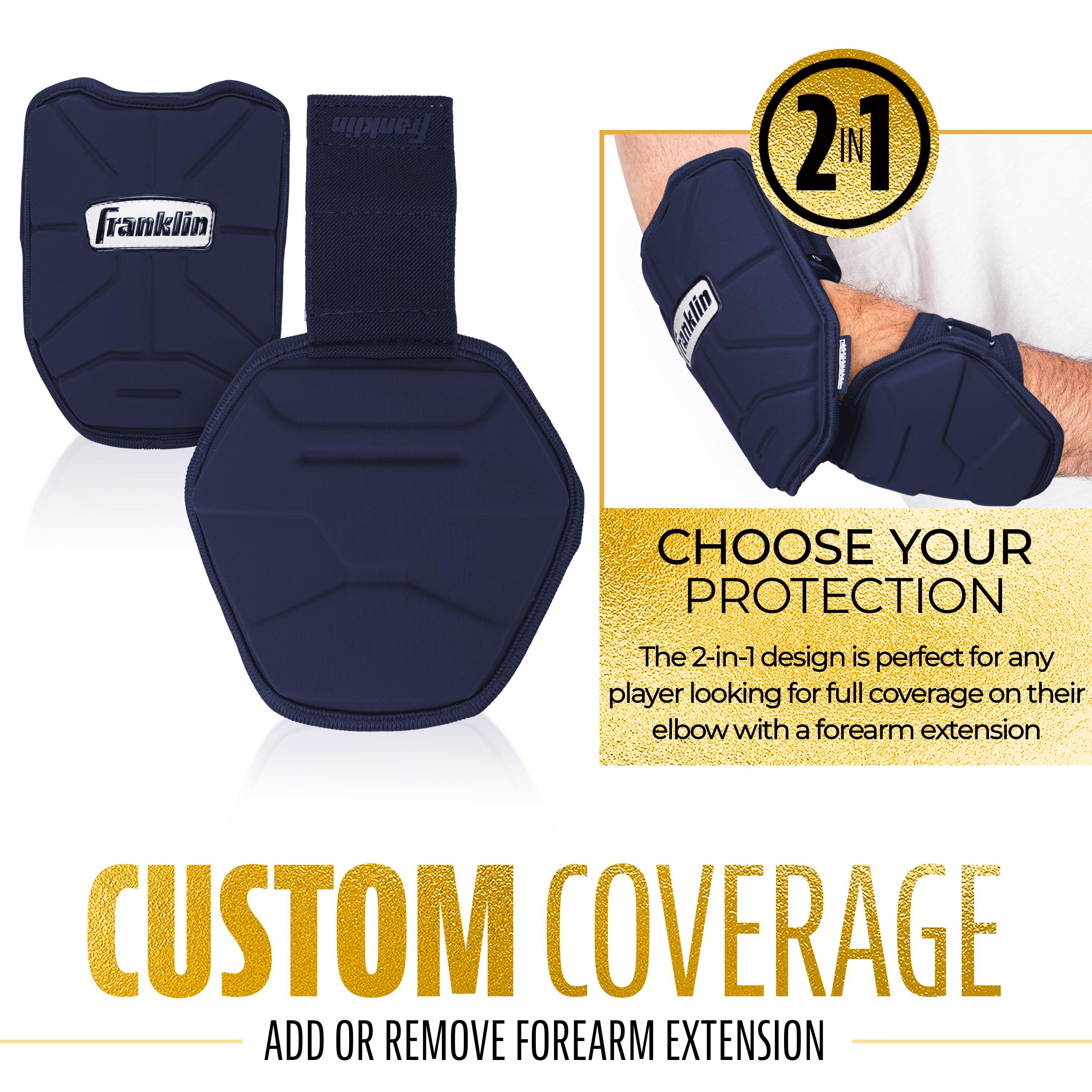 Franklin Sports Adult PRT Protective Elbow Guard - Navy - NAVY Thumbnail View 8