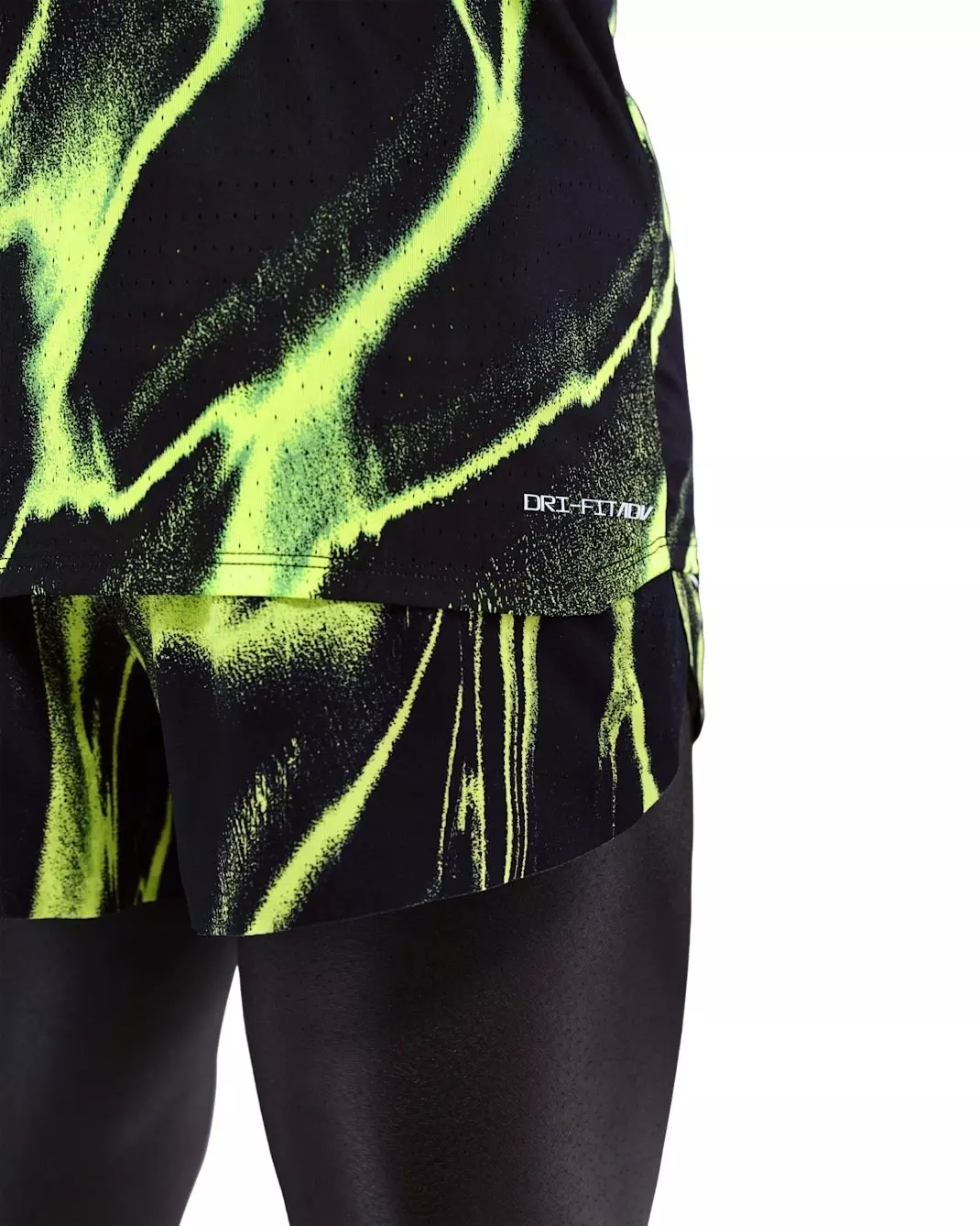 Nike Men's AeroSwift Dri-FIT ADV Running Singlet - Green/Black - VOLT