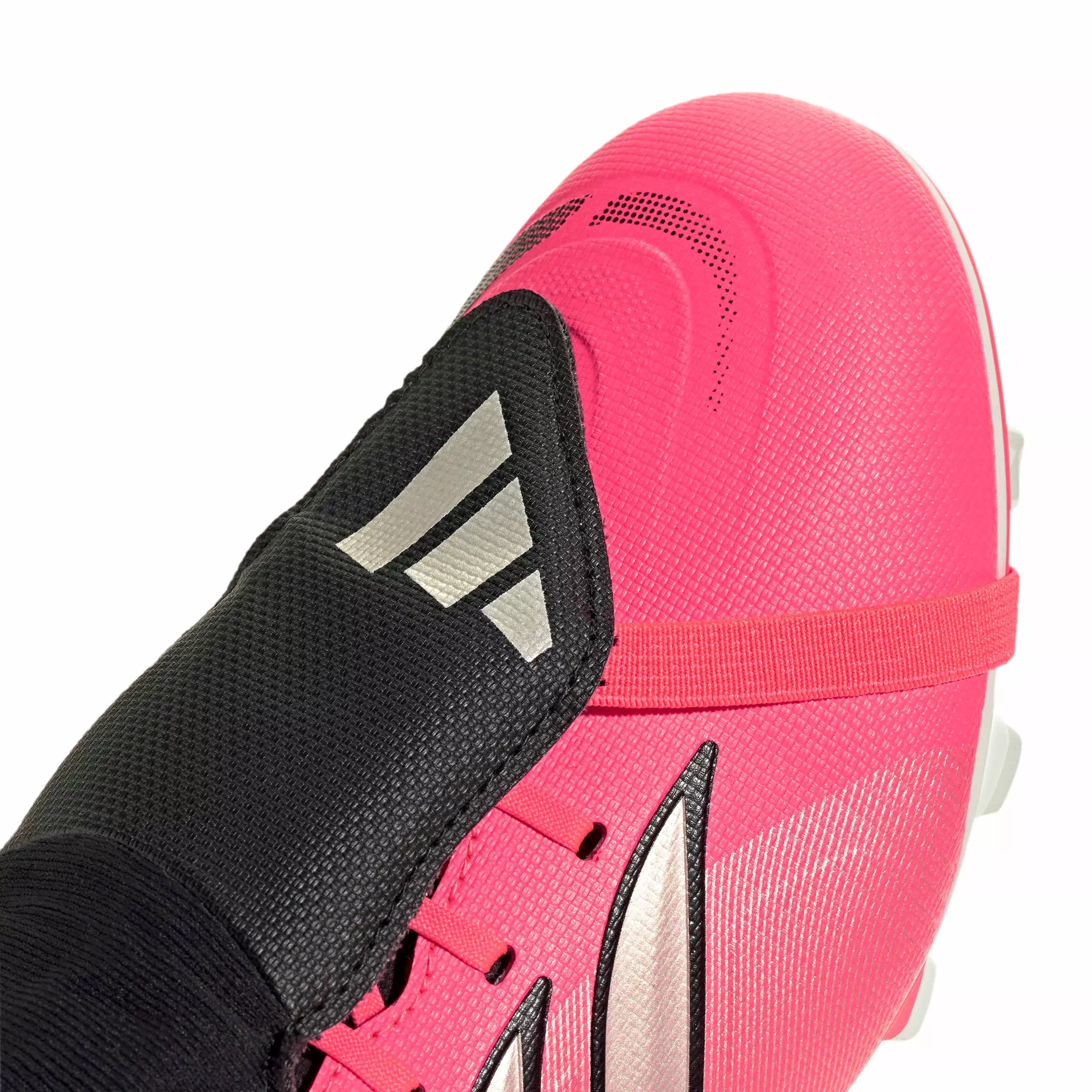 adidas Predator Club Fold-Over Tongue MG "Solar Turbo/Thermal Chrome/Core Black" Men's Soccer Cleat - SOLAR/CHROME/BLACK
