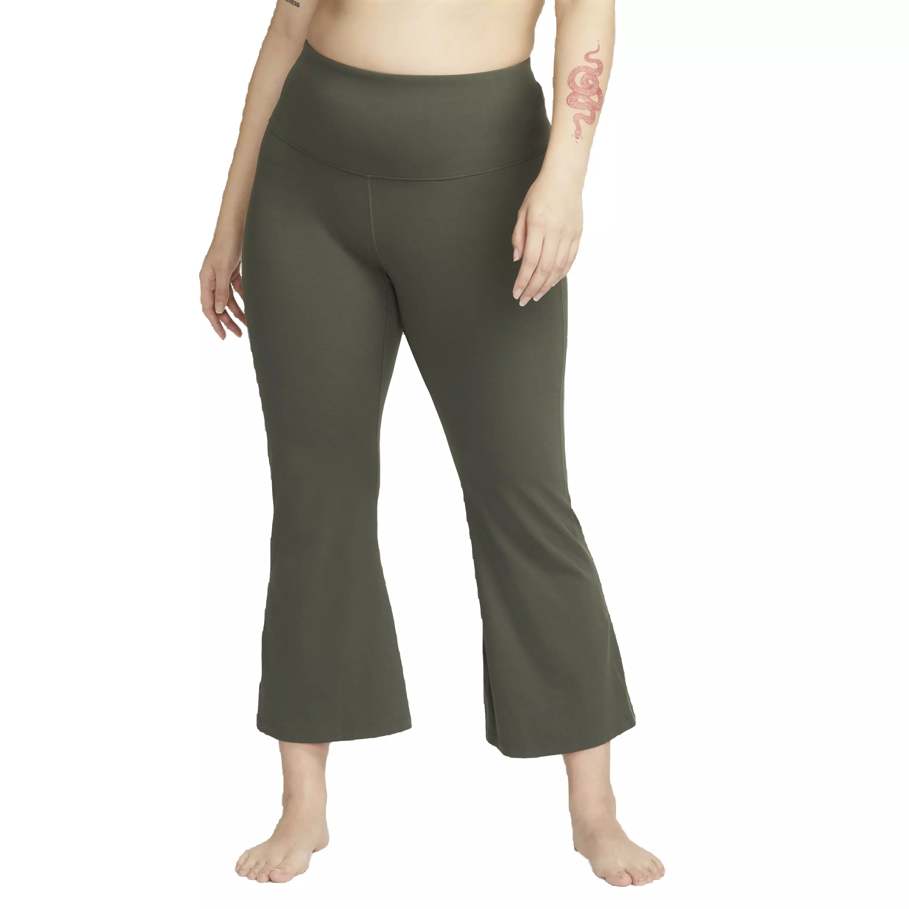 Nike Women's Dri-FIT Luxe Yoga Pants - Green - GREEN
