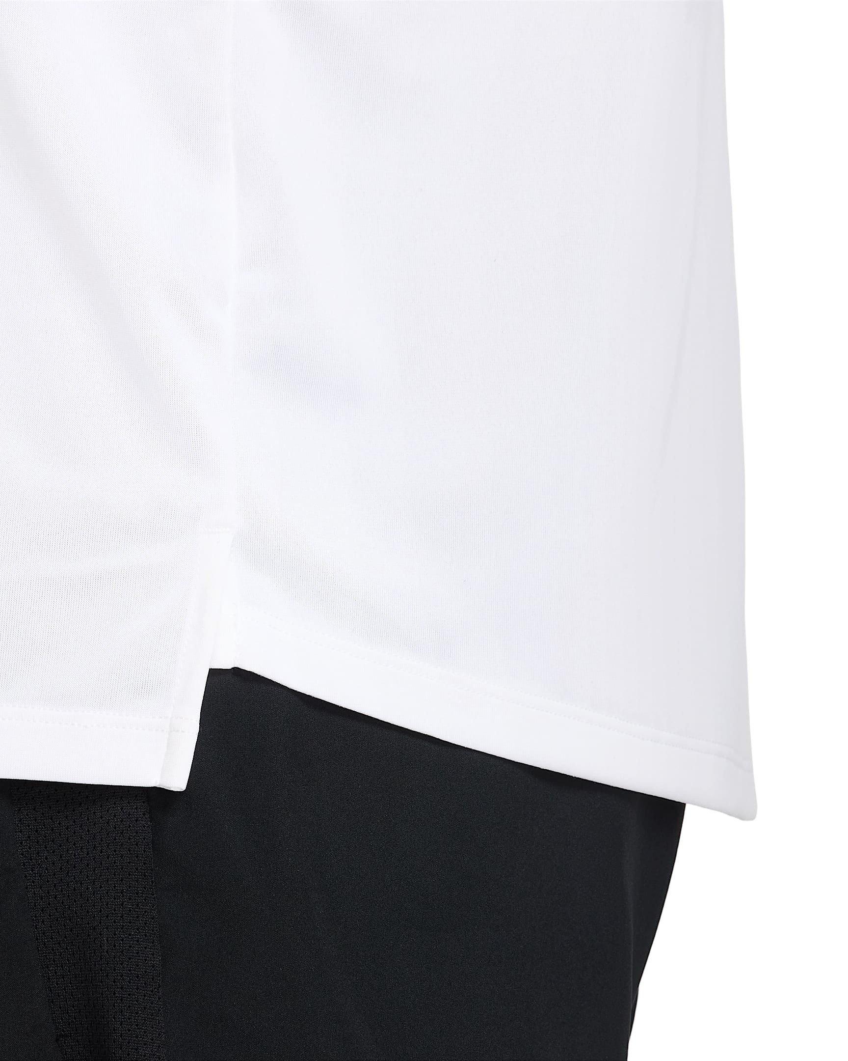 Nike Men's Stride ADV Dri-FIT Running Tank Top - WHITE Thumbnail View 5