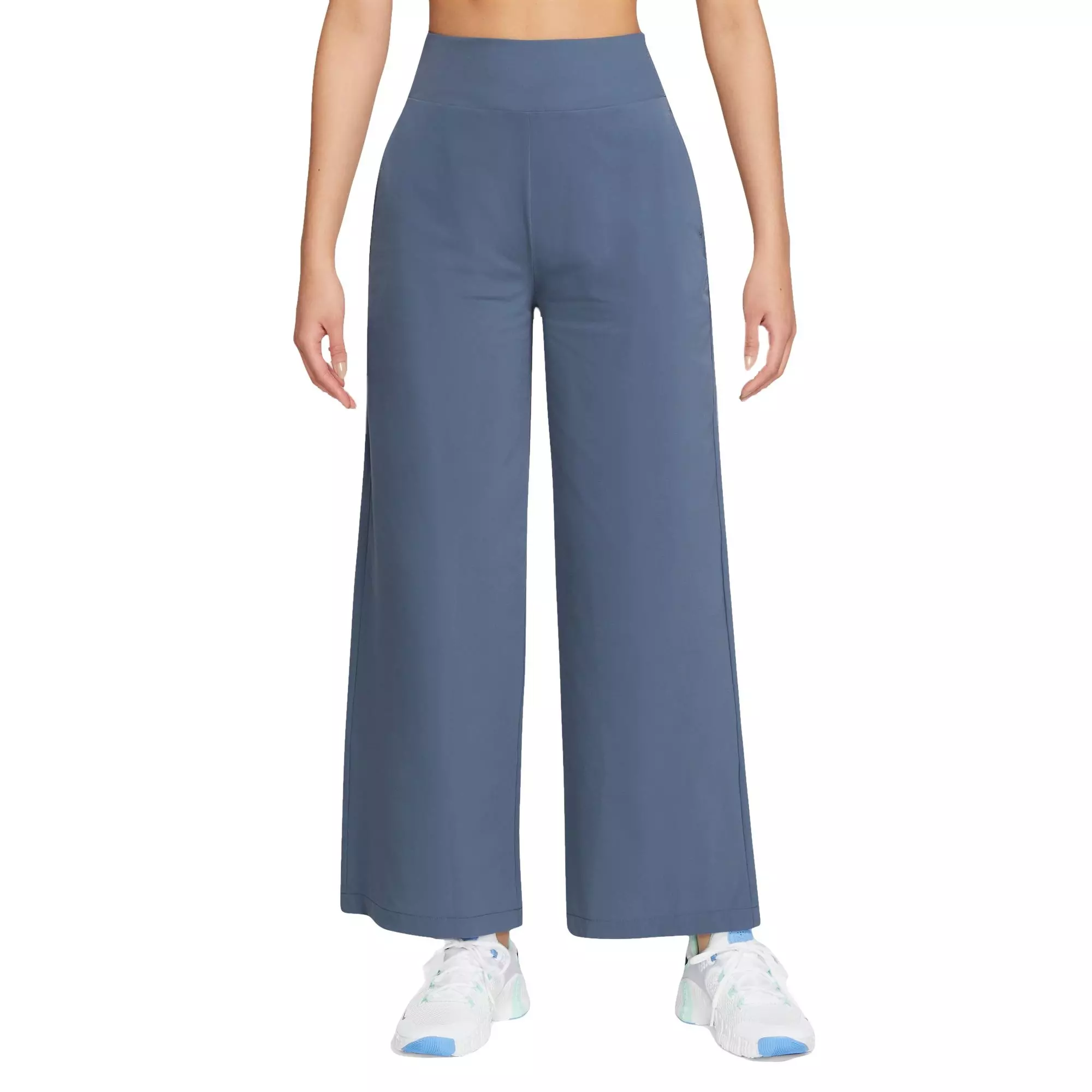Nike Women's Bliss Wide-Leg Training Pants - BLUE