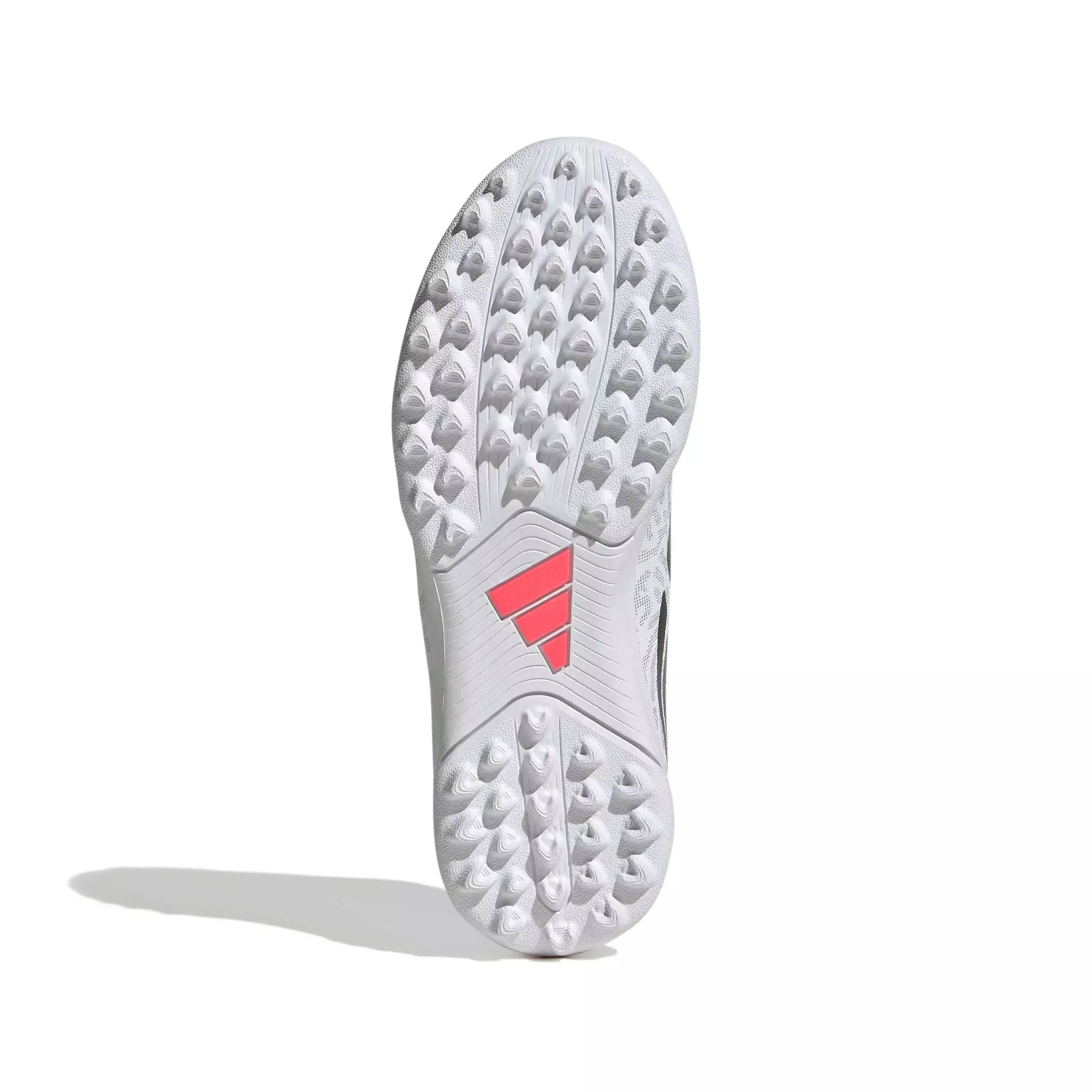 adidas Predator Club FO Tongue EL Turf "White/Solar Turbo/Core Black" Grade School Kids' Soccer Shoe - WHITE/SOLAR/BLACK