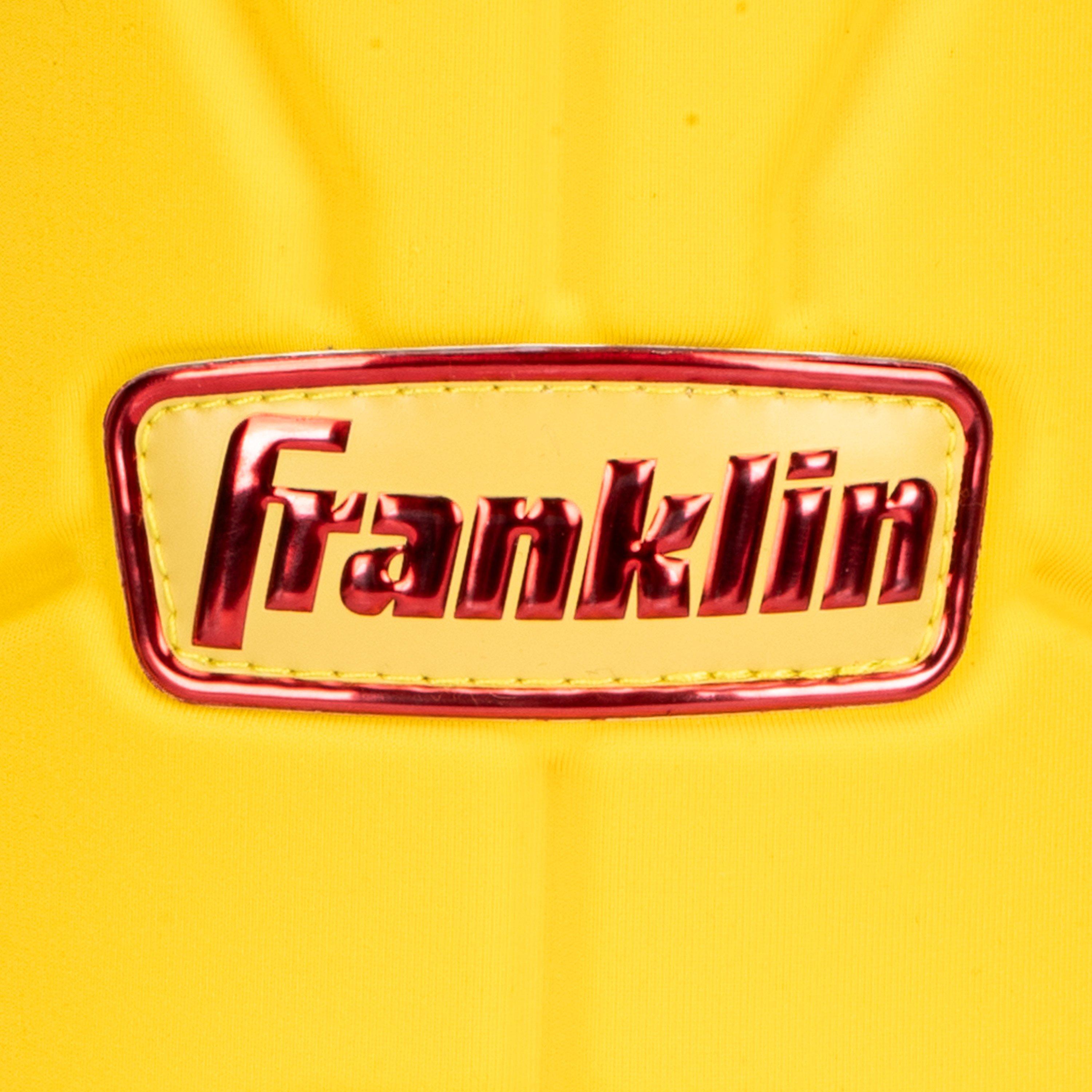 Franklin Sports Adult PRT Protective Leg Guard - Yellow/Red - YELLOW/RED Thumbnail View 5